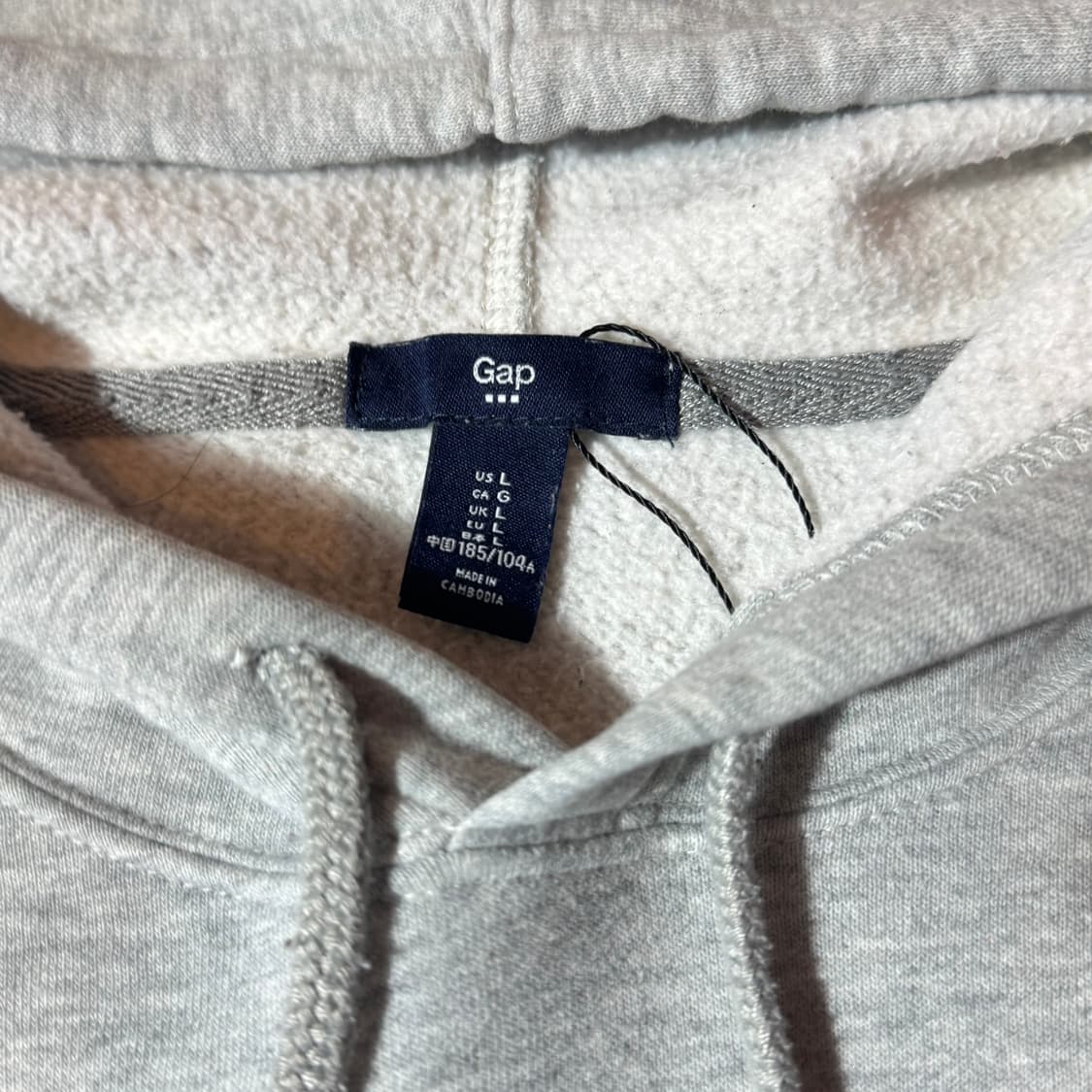 GAP 그레이 빅 로고 후디 상품이미지3