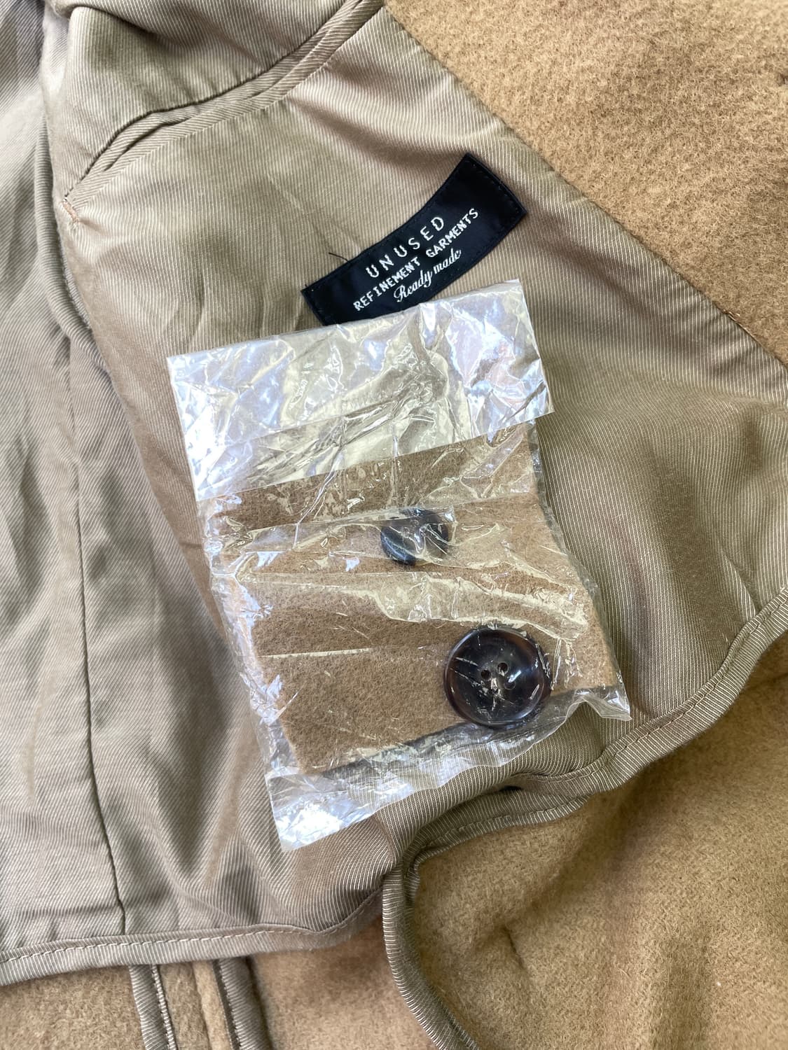 UNUSED chesterfield coat 언유즈드 상품이미지6