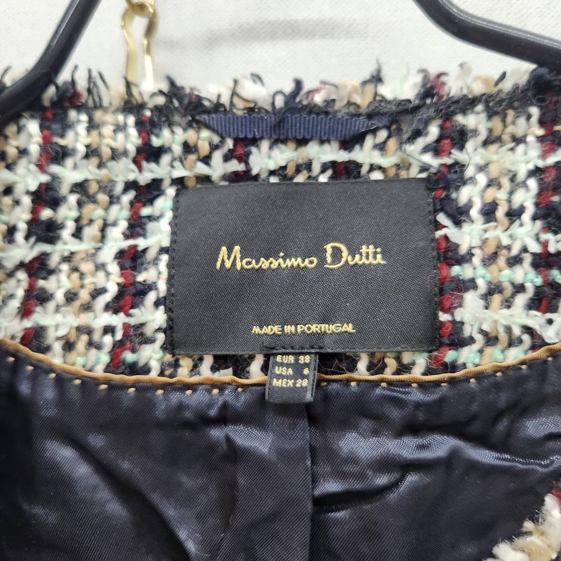 마시모두띠 트위드 자켓 38(S) 상품이미지5