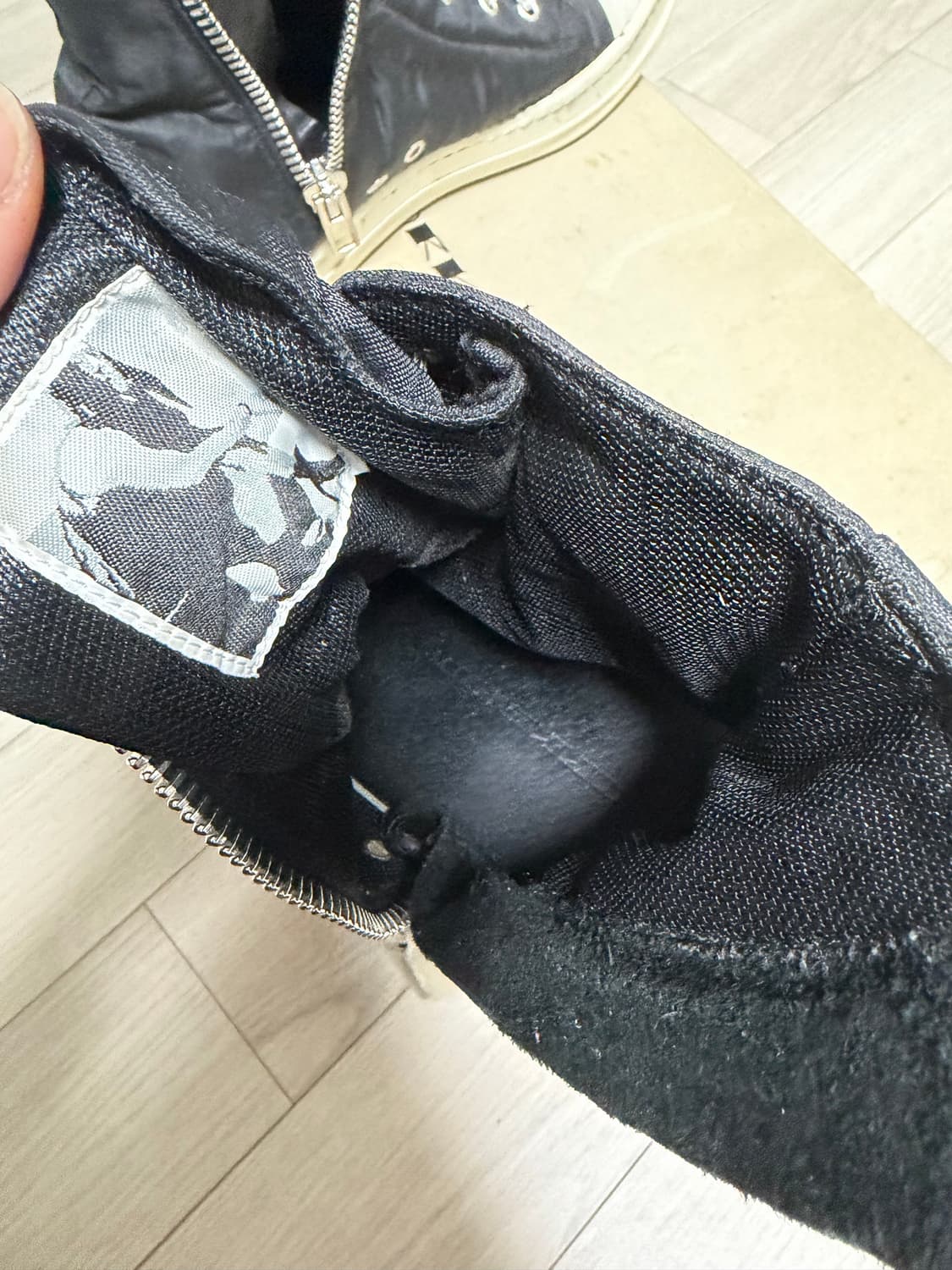 릭오웬스 다크쉐도우 나일론 라몬즈 40.5 상품이미지7