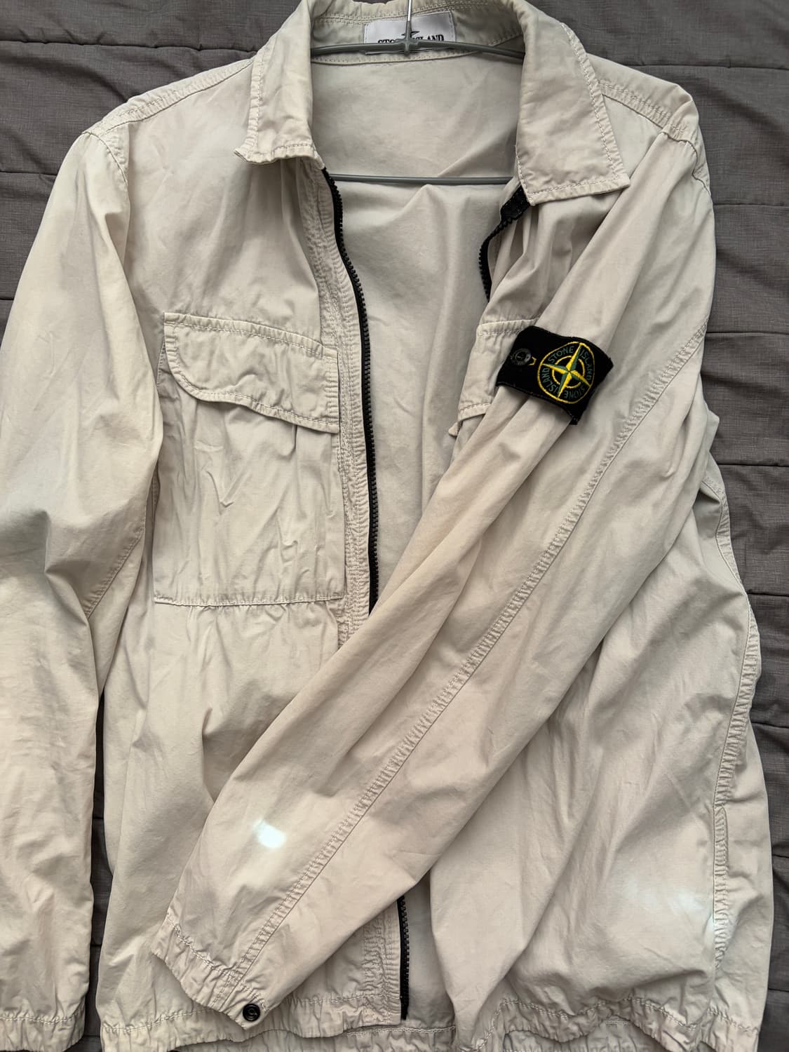 [M] 정품 스톤아일랜드 22FW 올드이펙트 오버셔츠 상품이미지4