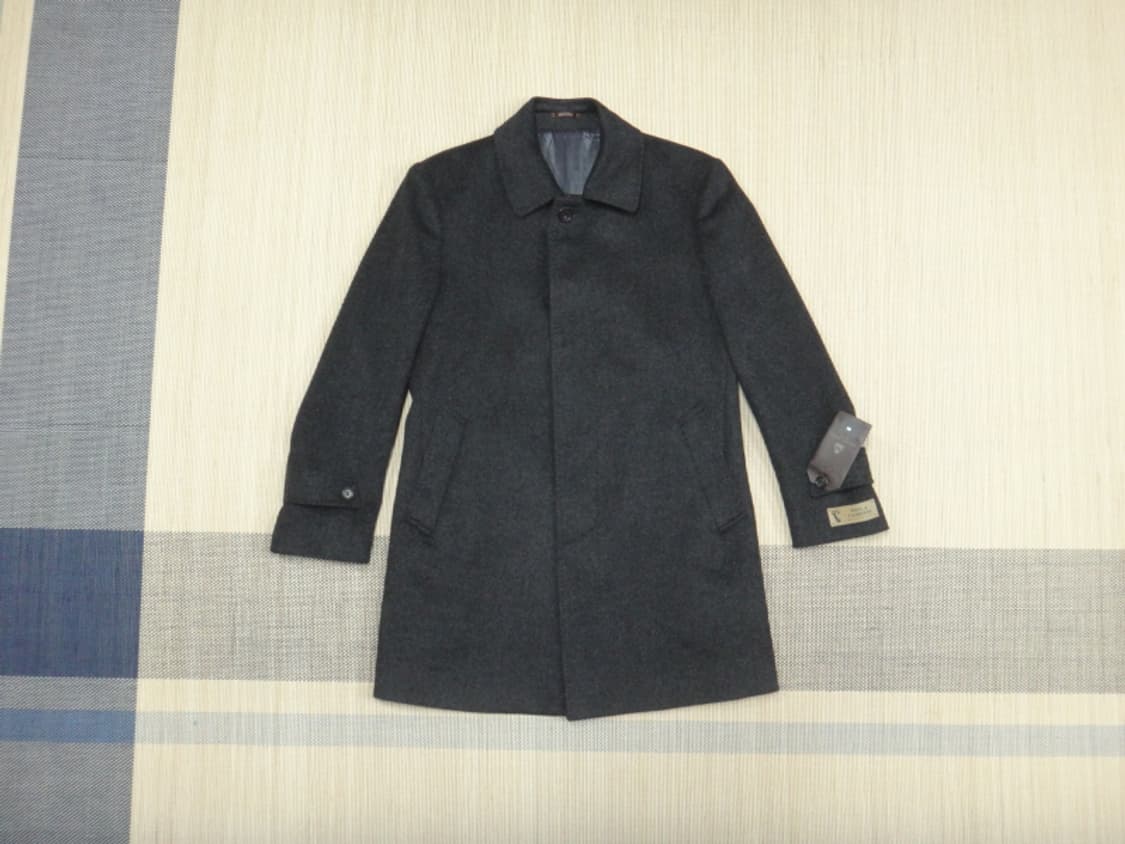 (95) 브루노바피 BRUNO BAFFI 모혼방 카라 코트 상품이미지1