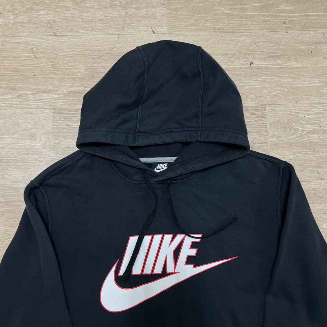 나이키 빅 스우시 로고 드로우 스트링 후드티 [다크 네이비] XL/105 상품이미지2