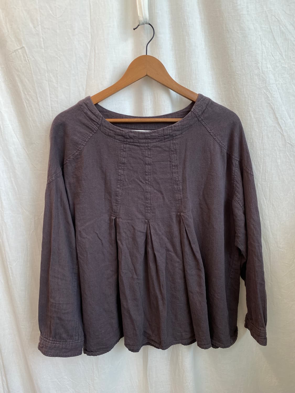 린넨면혼방 내추럴블라우스(M) 상품이미지1