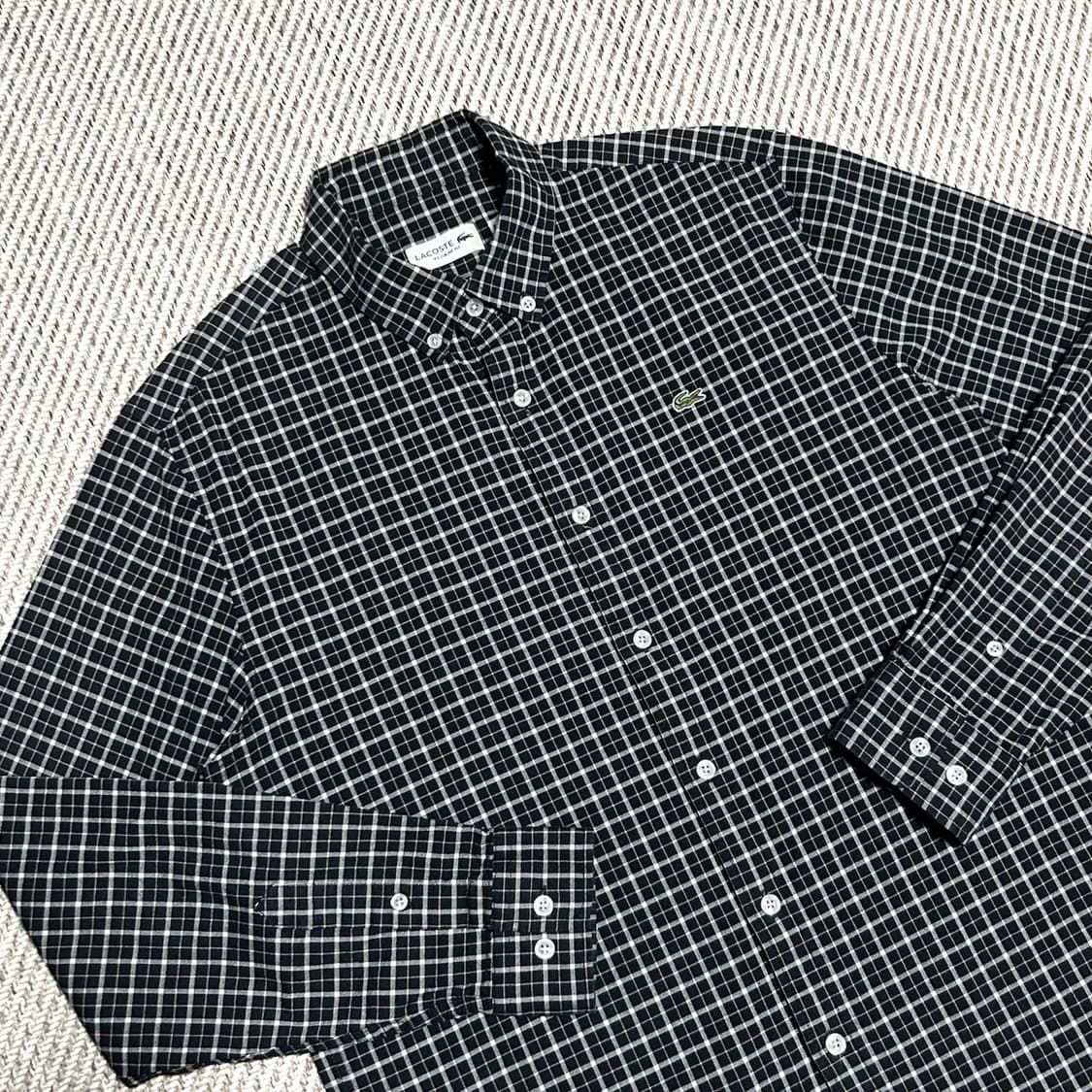 [M] Lacoste 라코스테 신형 체크셔츠 상품이미지2