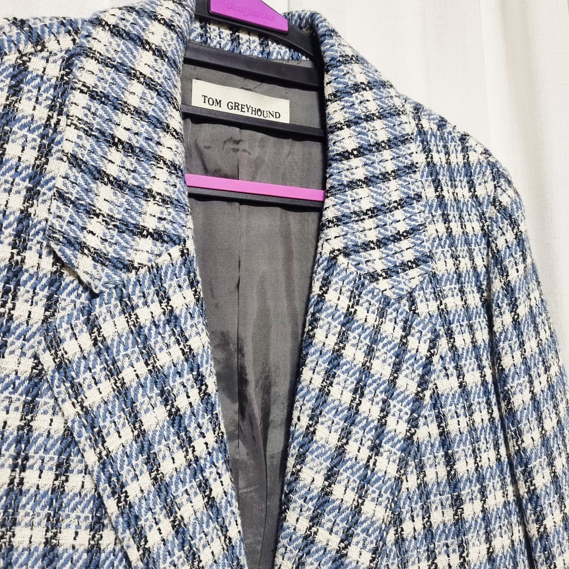 톰그레이하운드 트위드짜임 간절기 자켓 (55-66) 상태완벽 상품이미지2