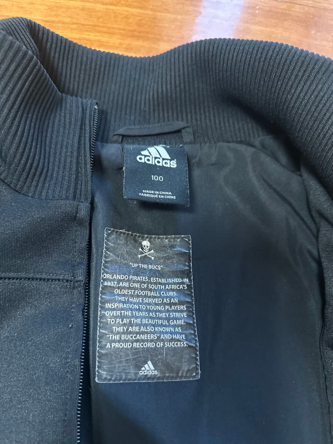 아디다스 올랜도 스컬로고 블랙 트랙탑 져지자켓 100 상품이미지4