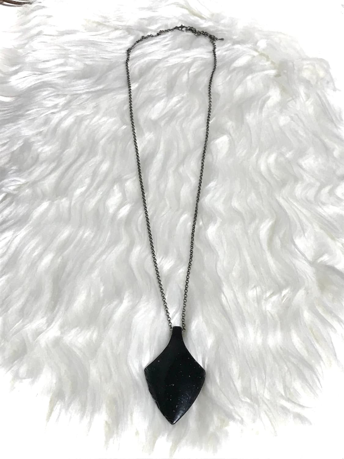 빈티지 볼드 쉴드 팬던트 체인 목걸이 상품이미지3