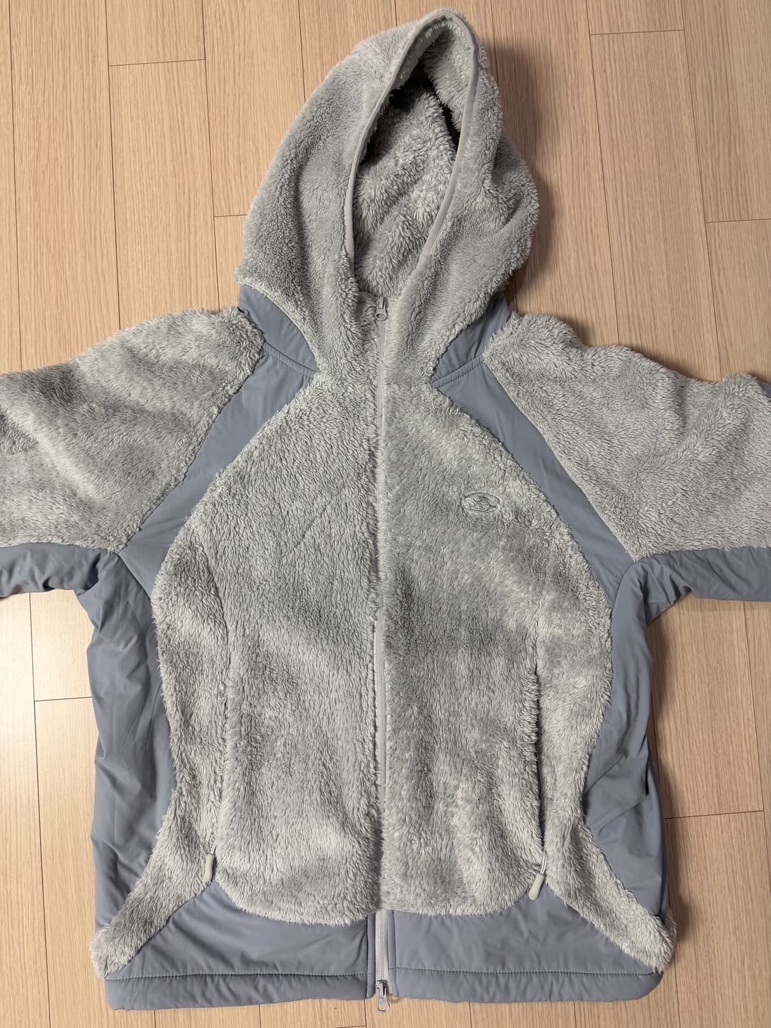 산산기어 플리스 후디드 자켓 라이트 그레이23FW( 2 ) 상품이미지3