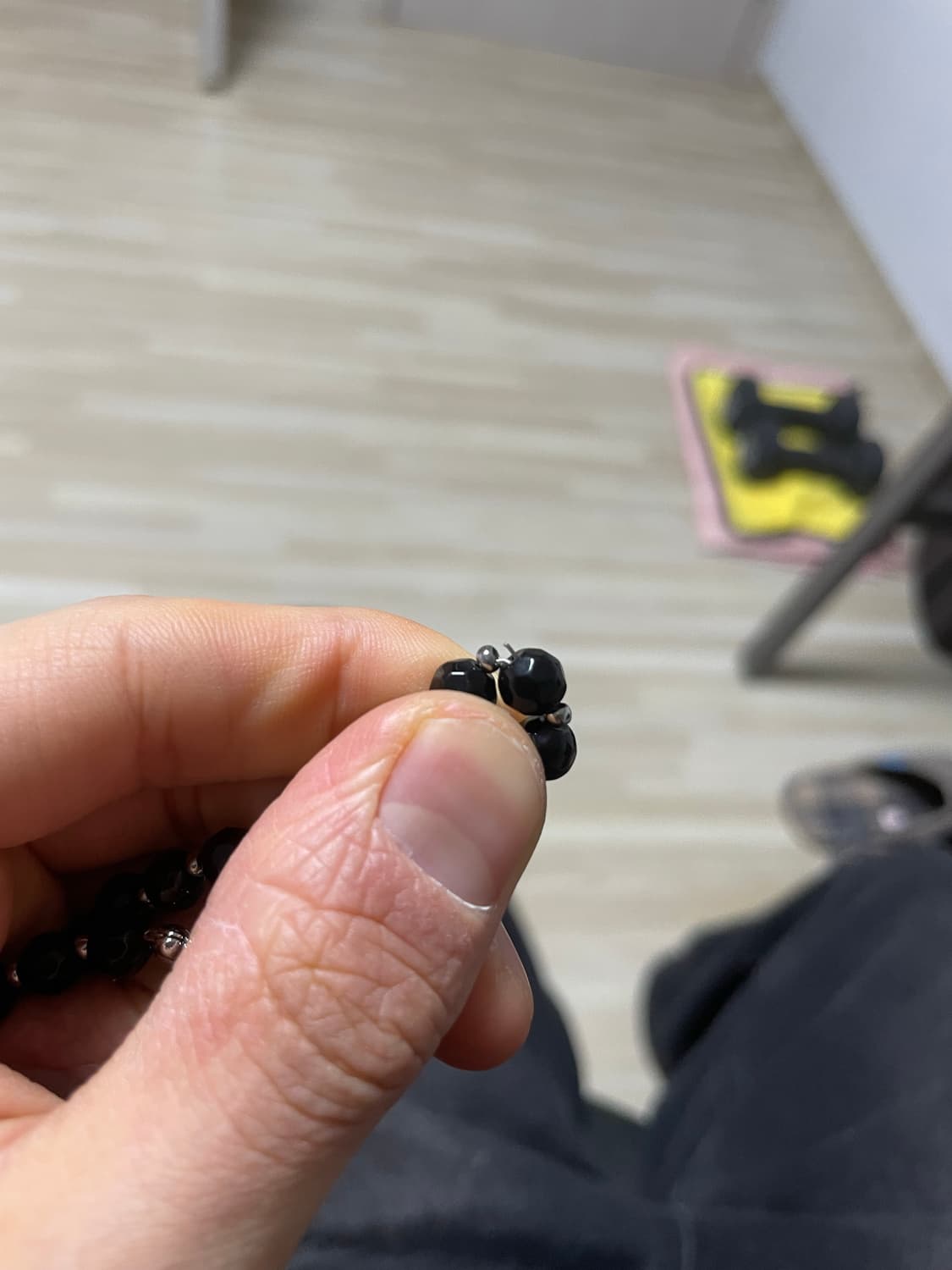 비비안웨스트우드 블랙펄 목걸이 뒤쪽 사진 참고 상품이미지6