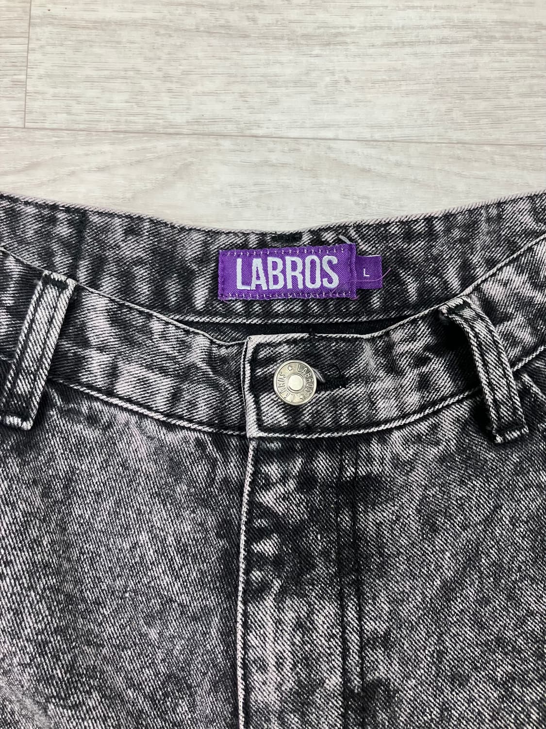 라브로스 Daisy Baggy Jeans 퍼플 상품이미지5