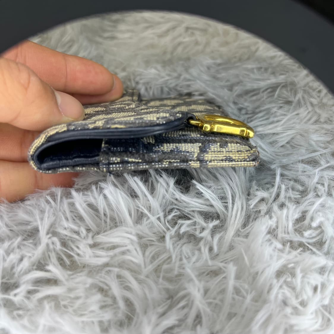 [A급/정품] 디올 오블리크 새들 자카드 카드지갑 상품이미지5