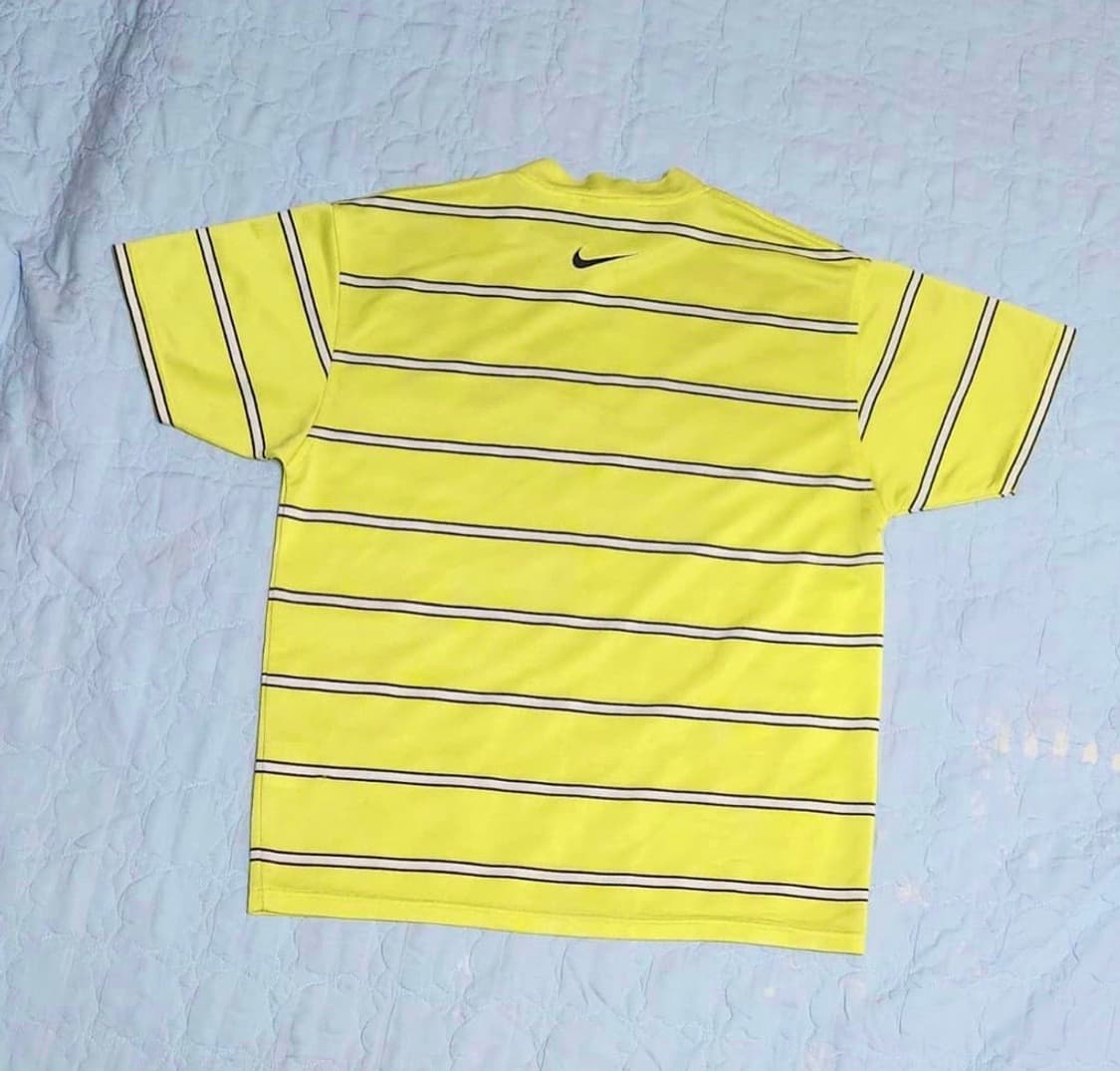 나이키 90s 티셔츠 형광 빅로고 스우시 반팔티 희귀 상품이미지3
