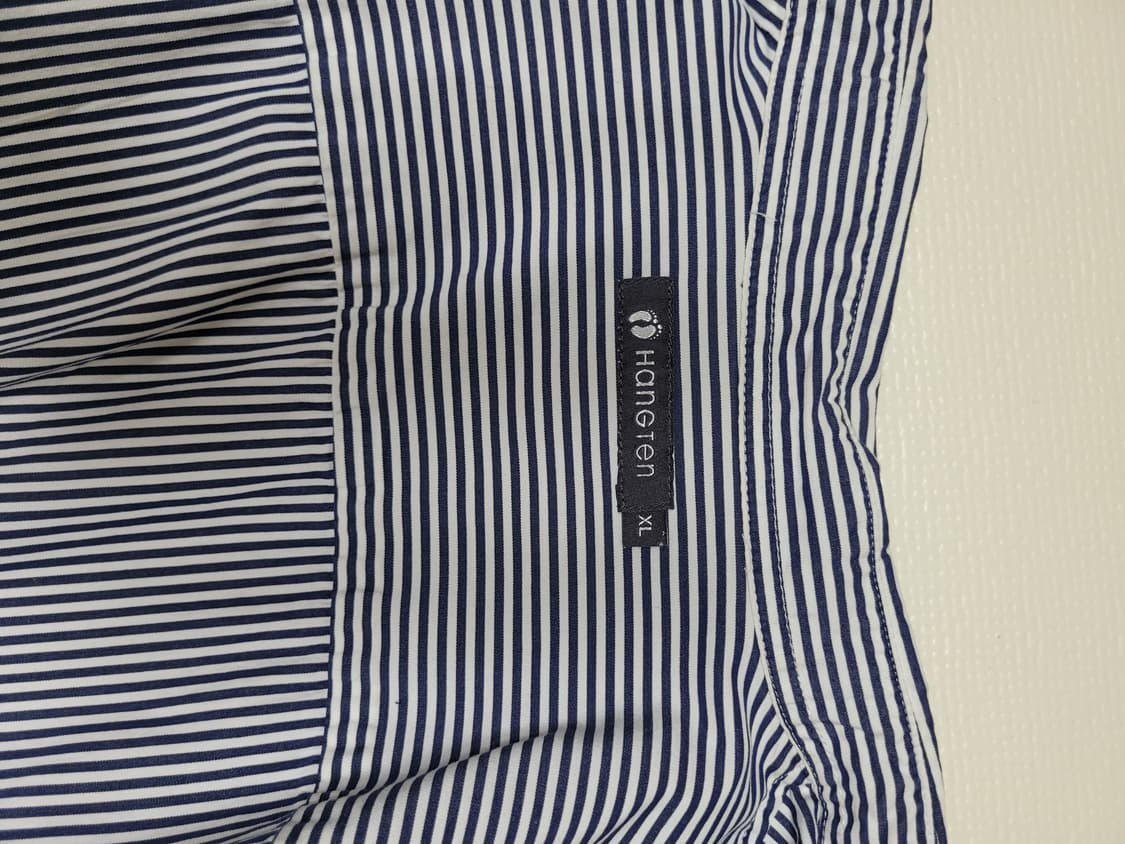 행텐 Hangten 남자 스트라이프 셔츠 105 네이비 상품이미지9