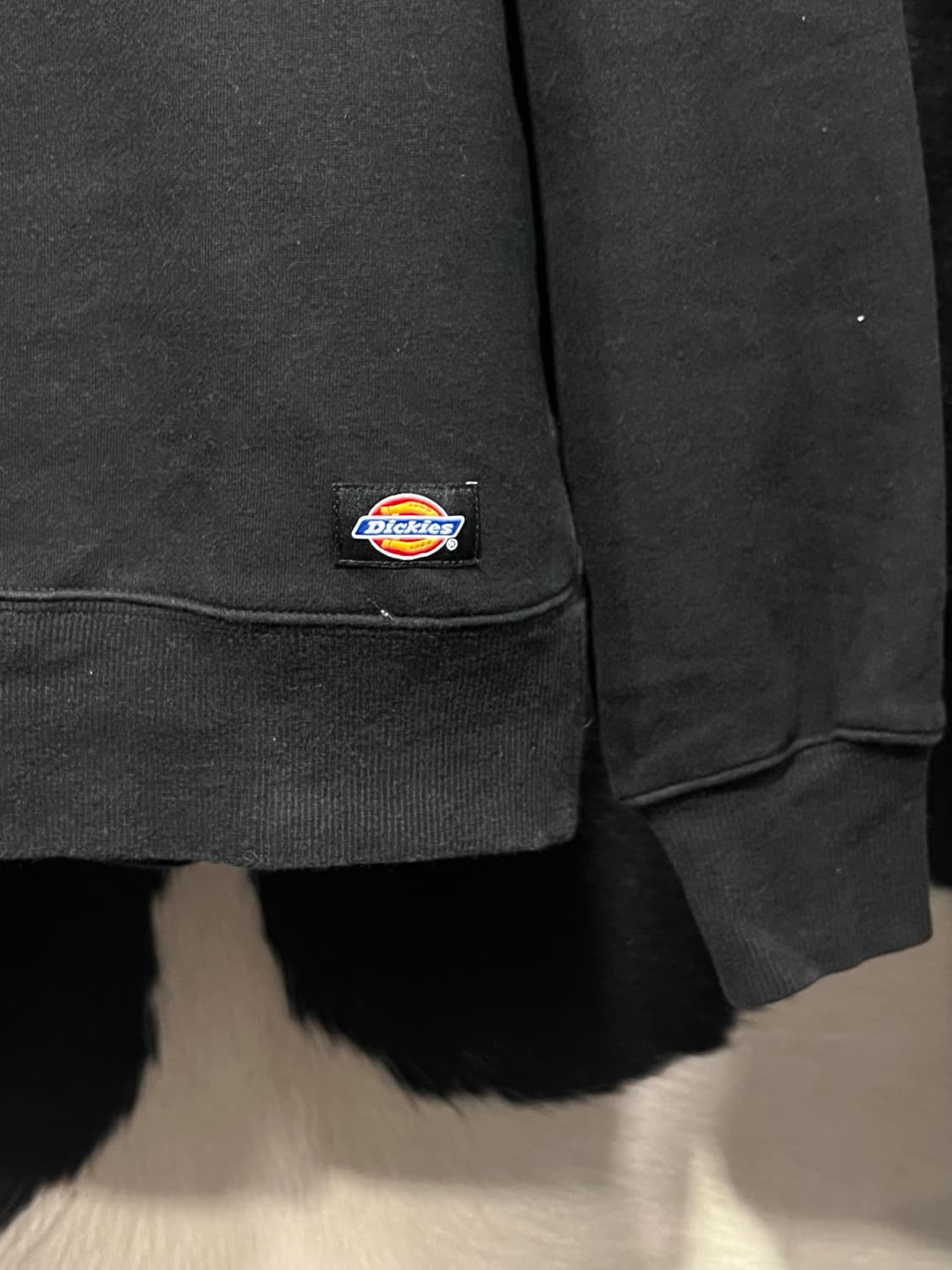 디키즈 오버핏 블랙 맨투맨 상품이미지5