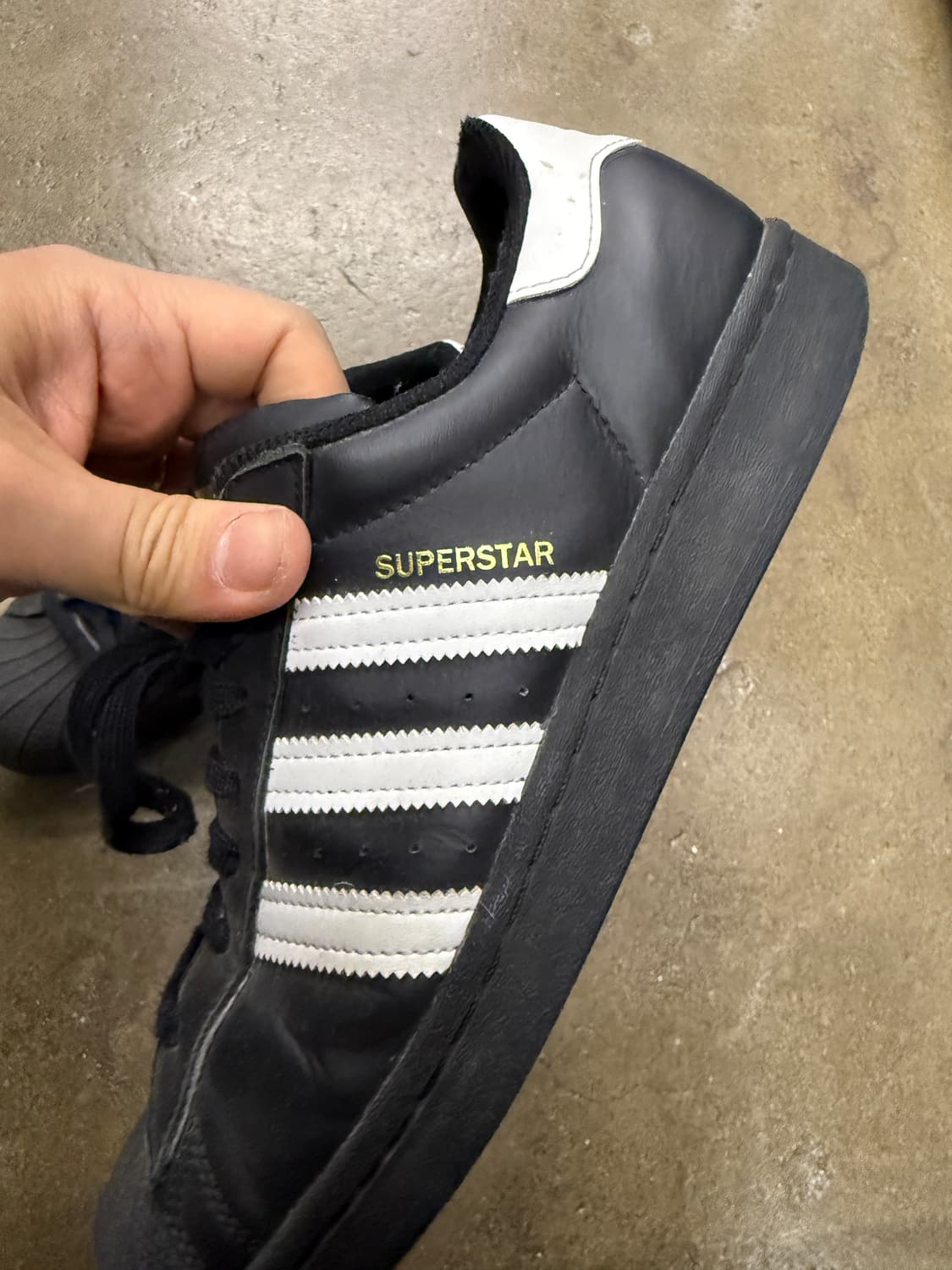 아디다스 슈퍼스타 코어 블랙 270mm 상품이미지5