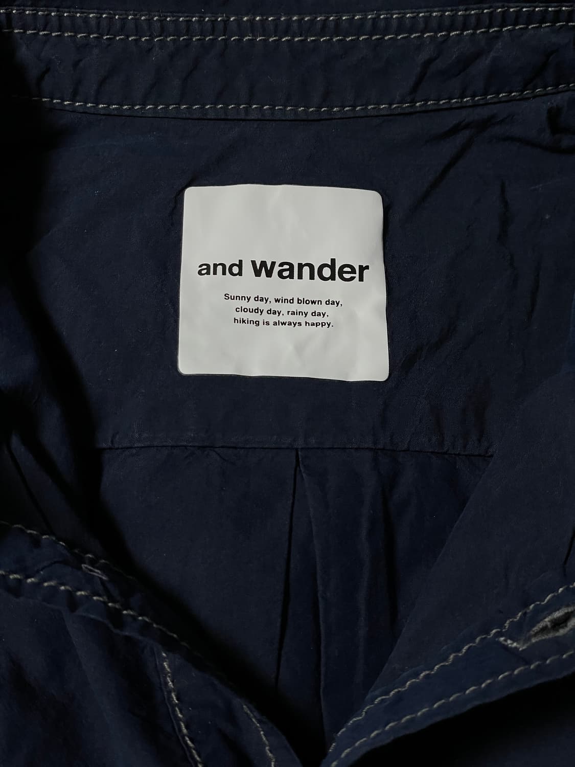and wander CORDURA Typewriter L/S Shirt 상품이미지3