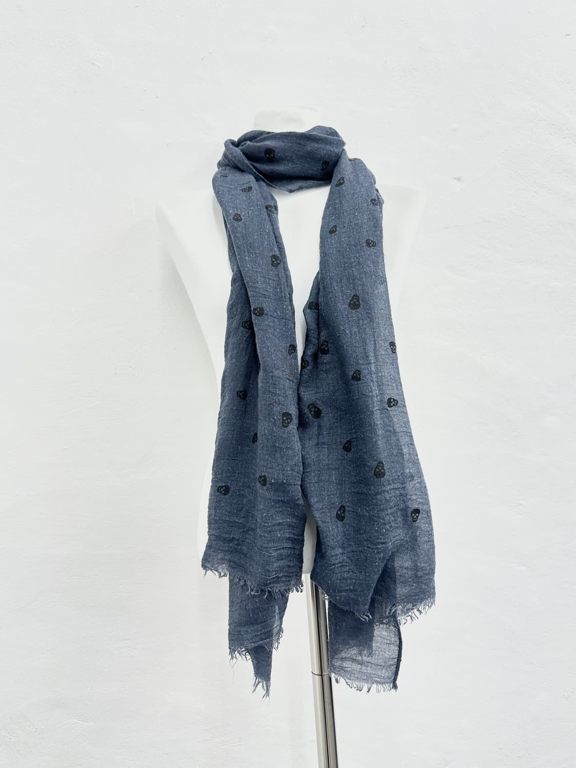 Vintage interlogo skull scarf  상품이미지2