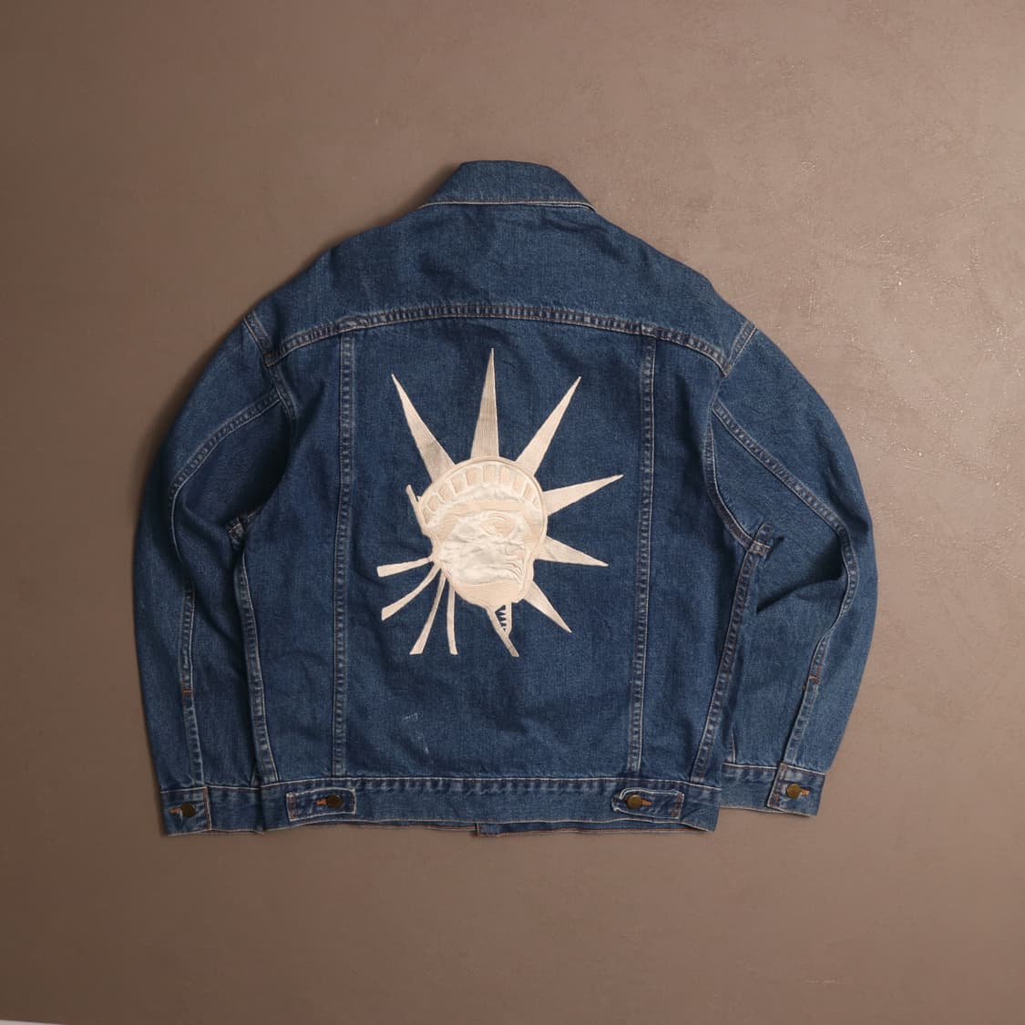 90'S 빈티지 USA 자수 데님자켓 A1668 상품이미지5
