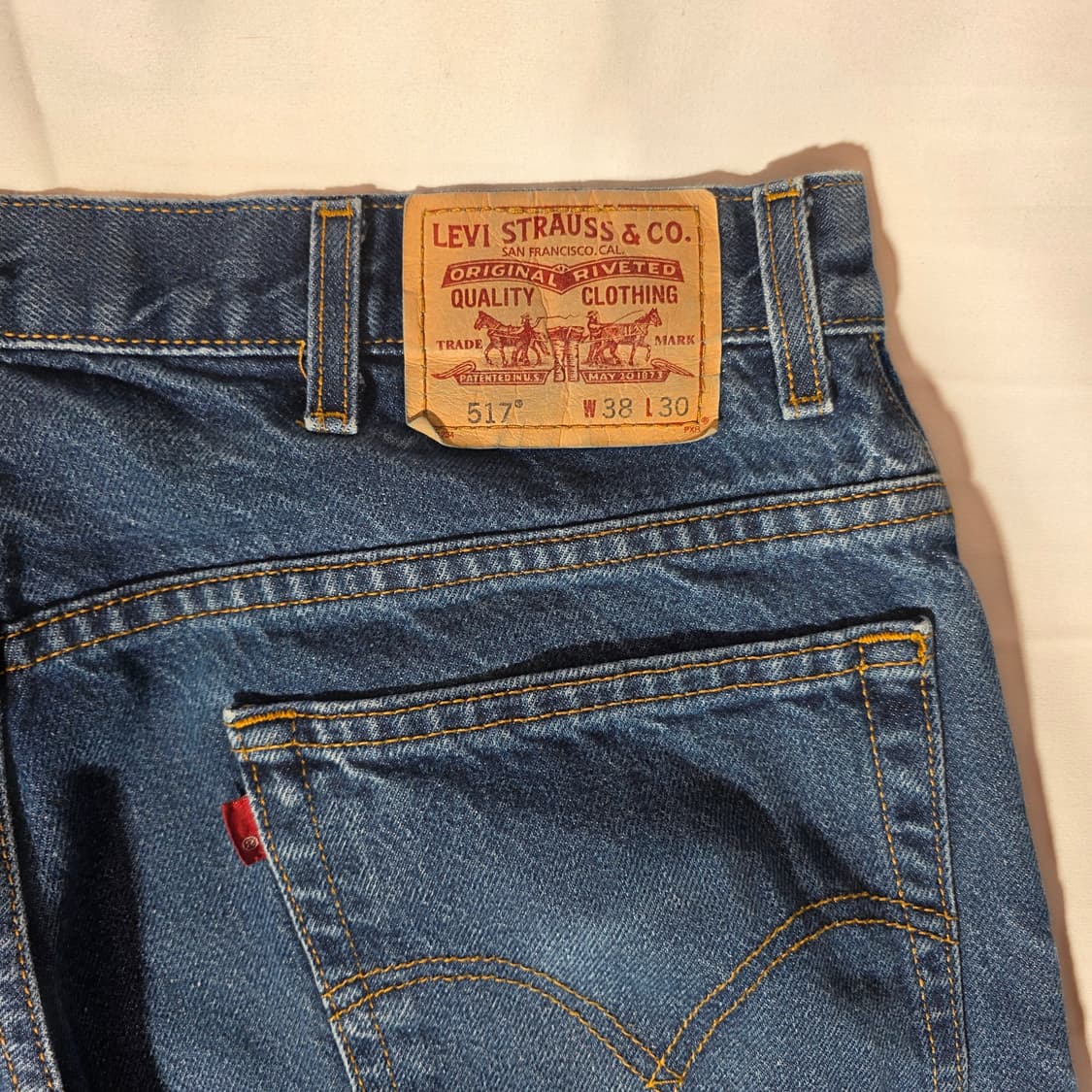 [W38L30]00s 리바이스 517 부츠컷 데님 팬츠 상품이미지7