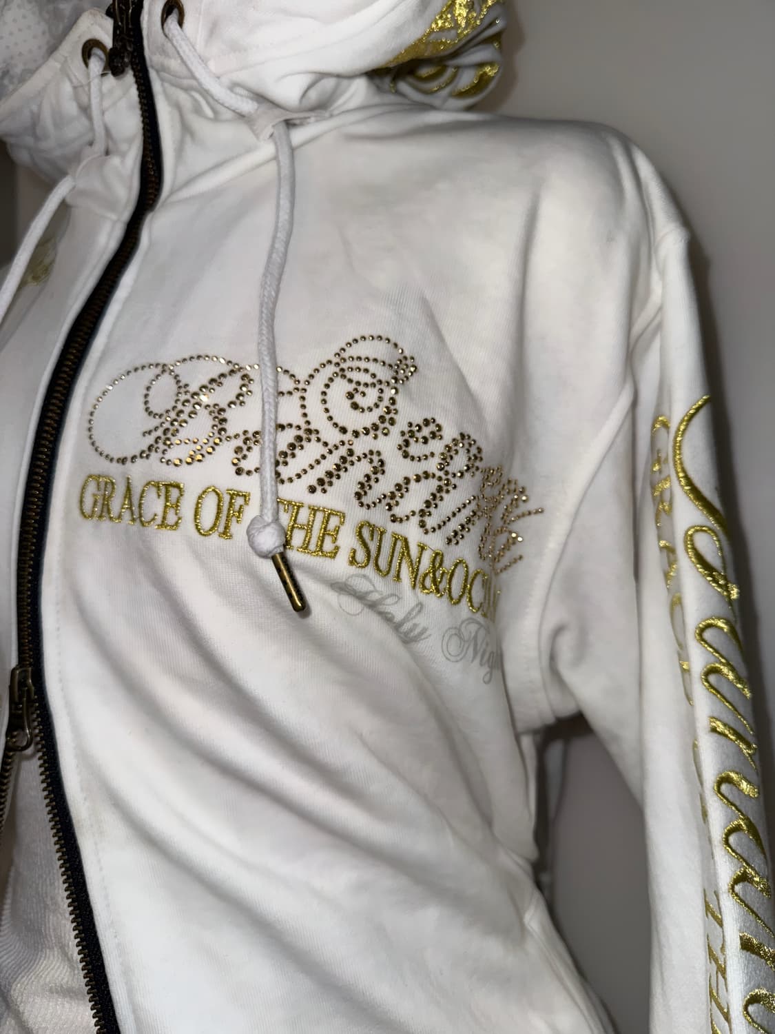 투웨이 화이트골드 후드집업 상품이미지5