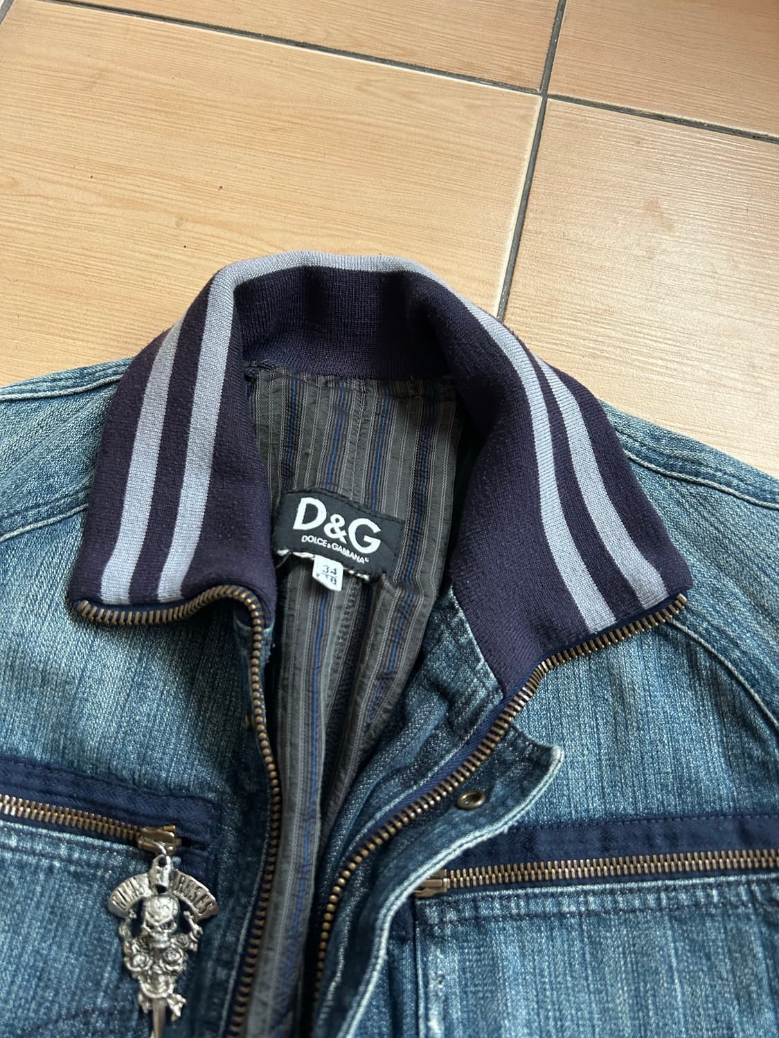 2005AW 돌체&가바나 아카이브 데님자켓 상품이미지2