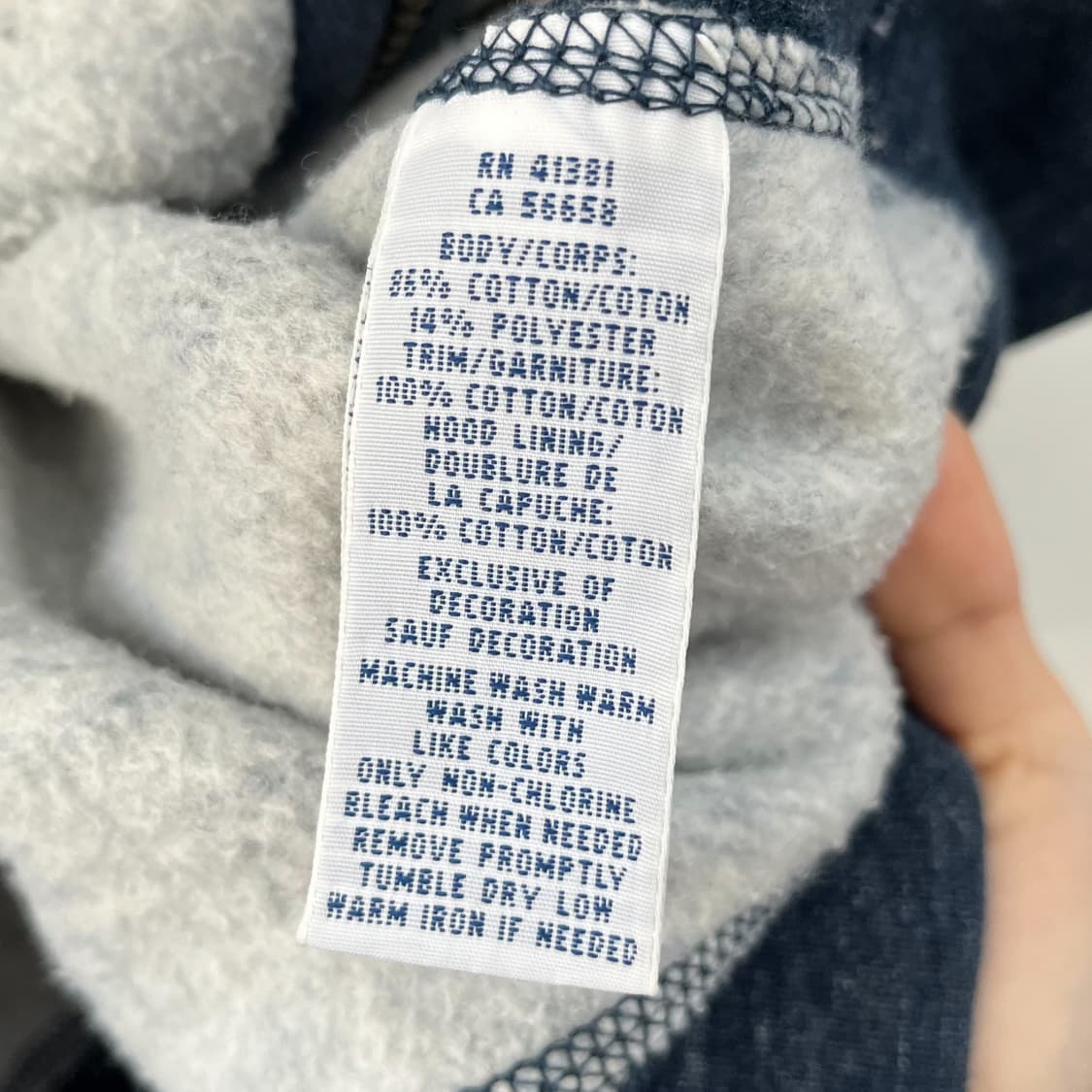 폴로 랄프로렌 신형 포니 멜란지 네이비 써멀 후드집업 상품이미지8