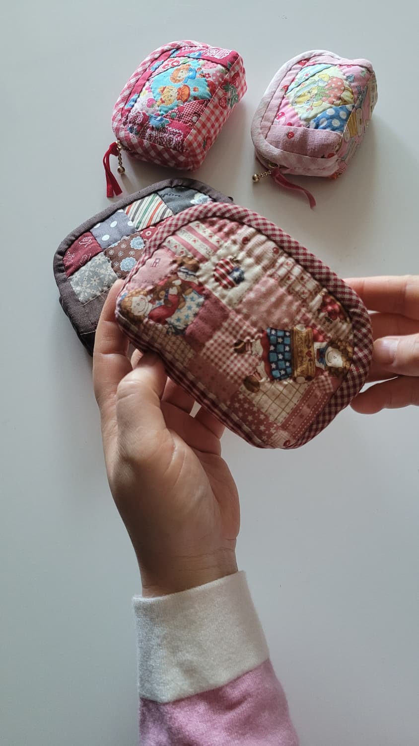 베스앤빌리퀼트지갑/카드지갑/핸드메이드/동전지갑/버즈파우치/아이팟파우치 상품이미지3