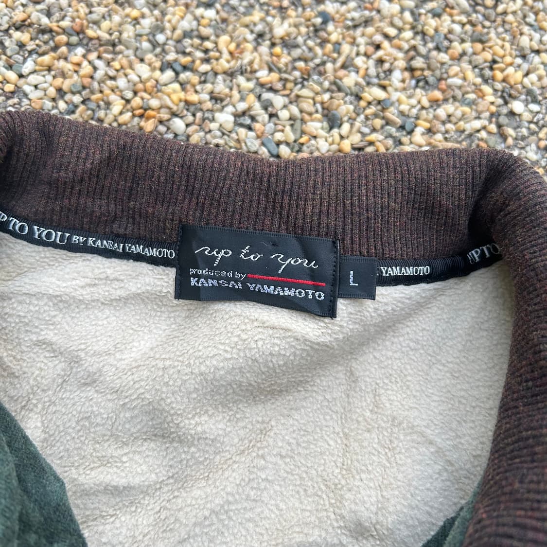 Kansai yamamoto 하프 집업 벨벳 그린 상품이미지4