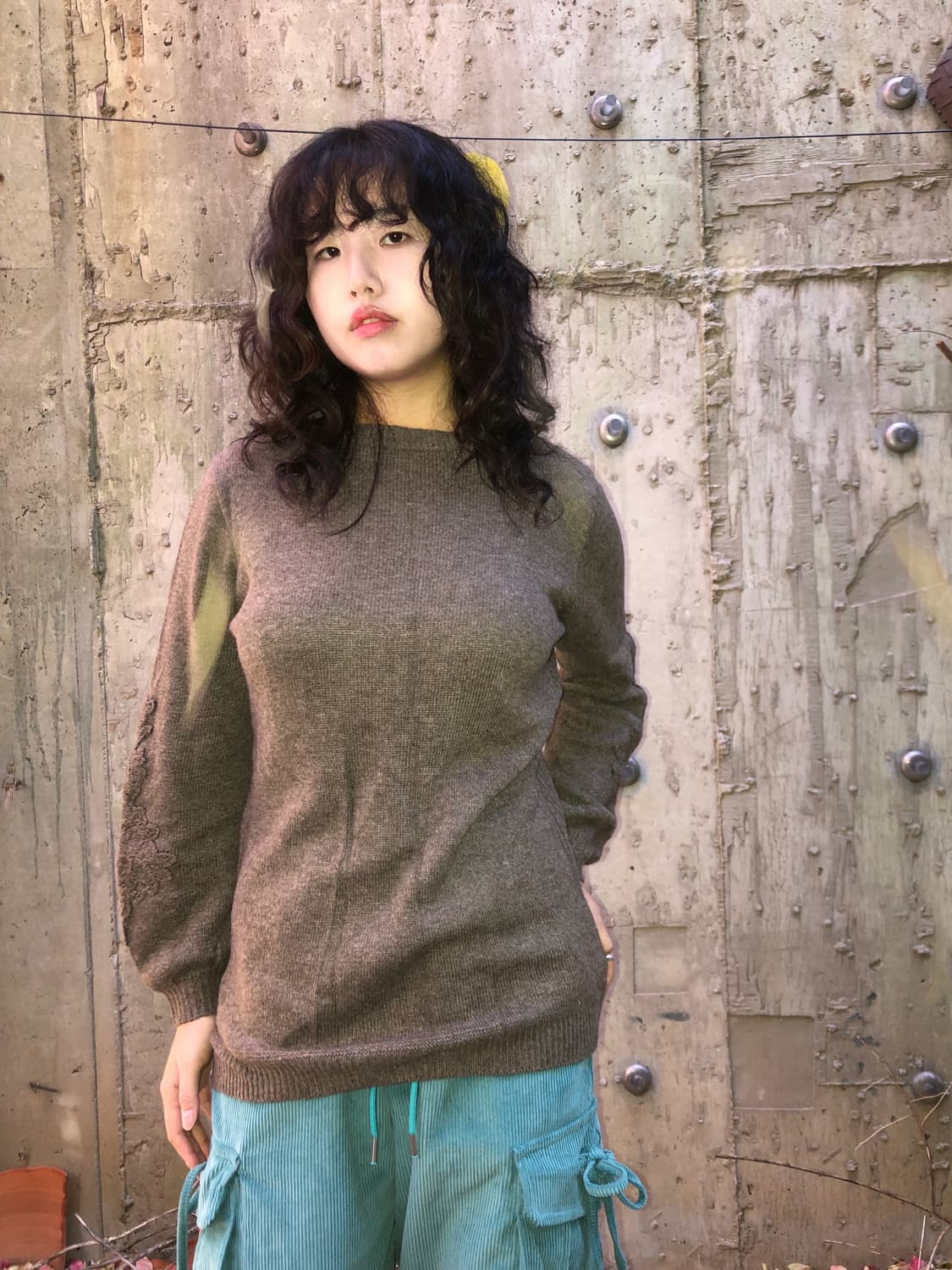 braun knit 상품이미지3