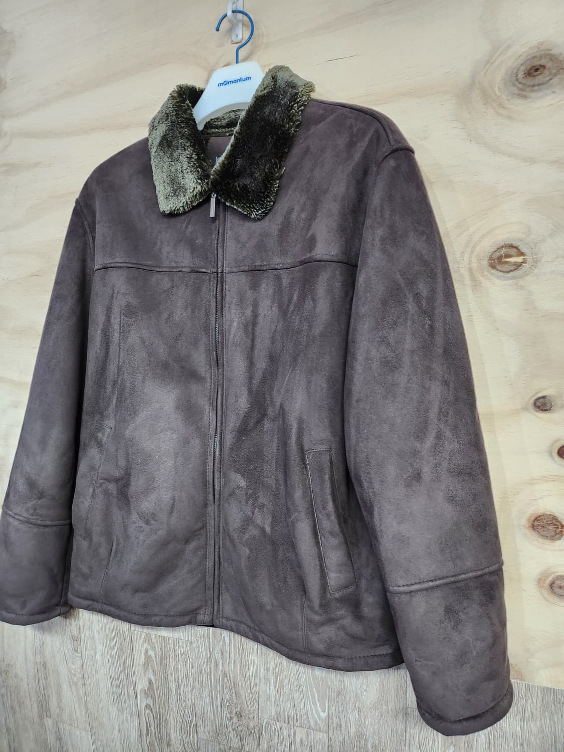 349) TBJ 스웨이드 퍼 카라 자켓 상품이미지2