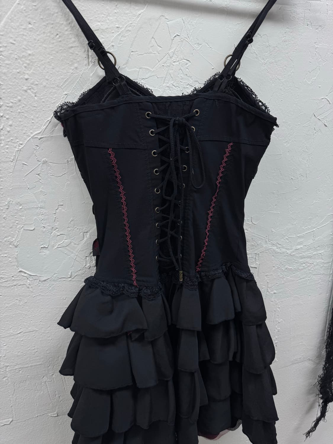 Ozz croce gothic lace up corset ops 상품이미지8