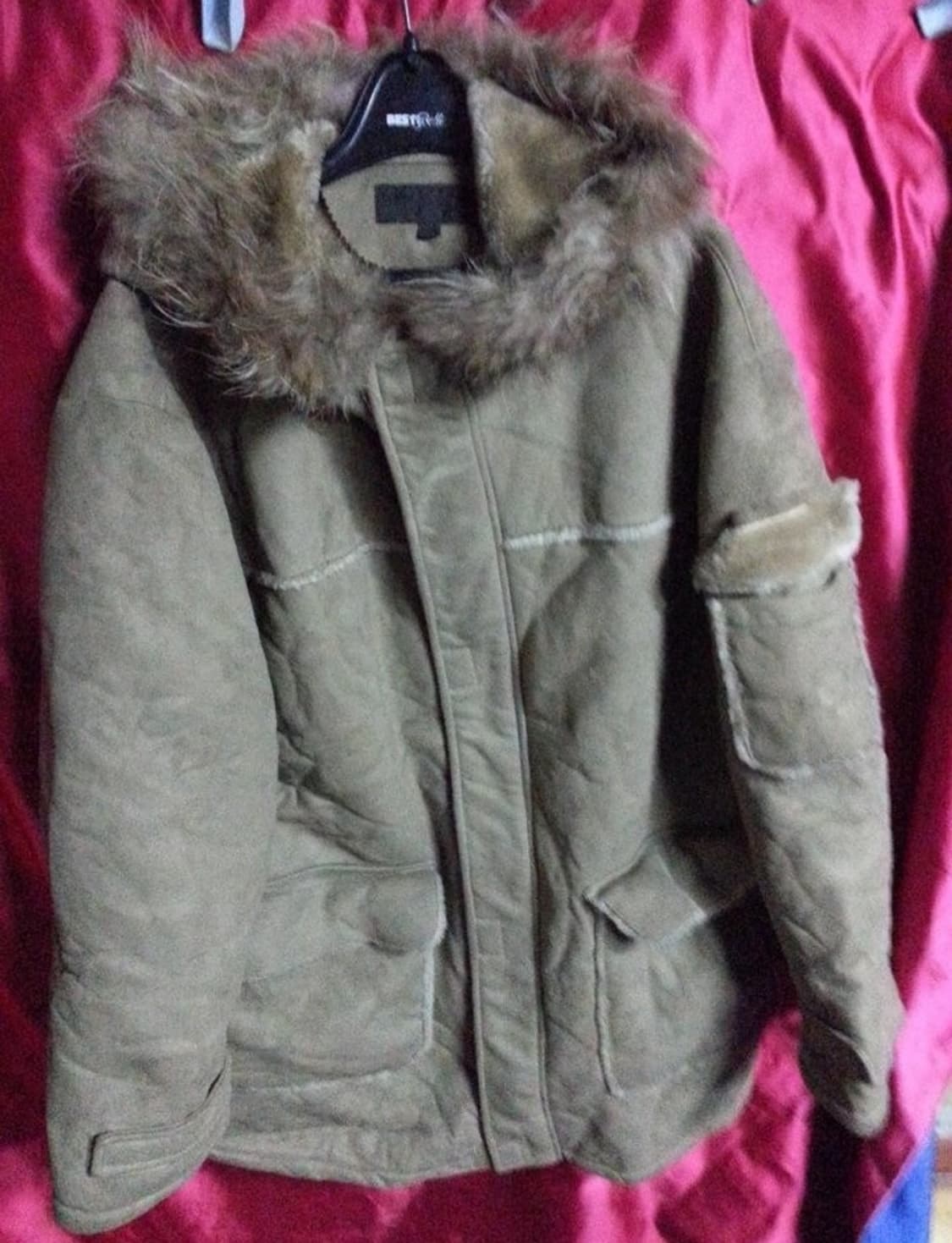 COMME CA MAN 너구리털 후드 무스탕 105 상품이미지1