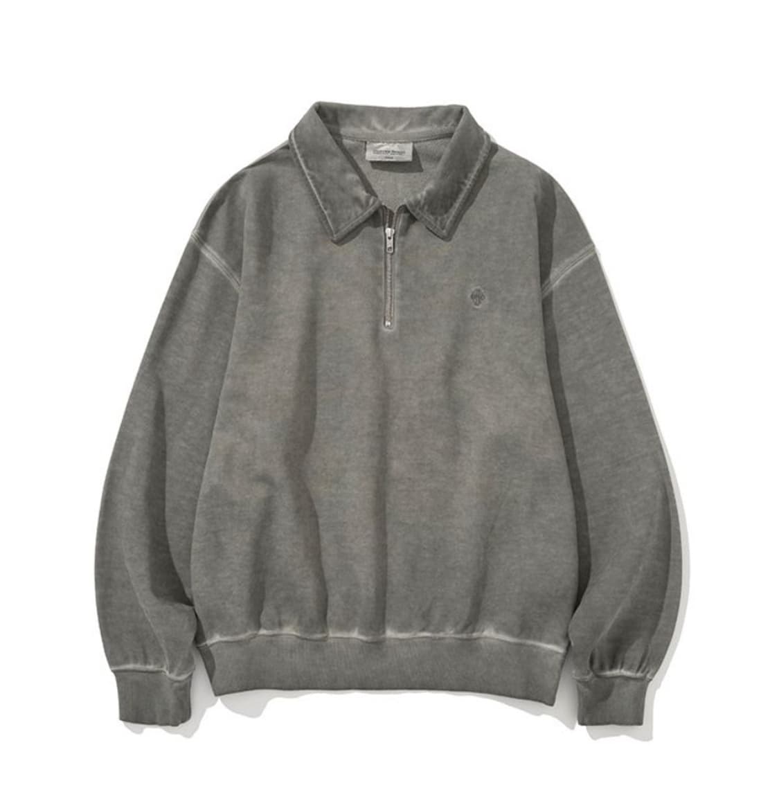 Uniform Bridge 유니폼 브릿지 하프 집업 스웨트셔츠 올리브 상품이미지5