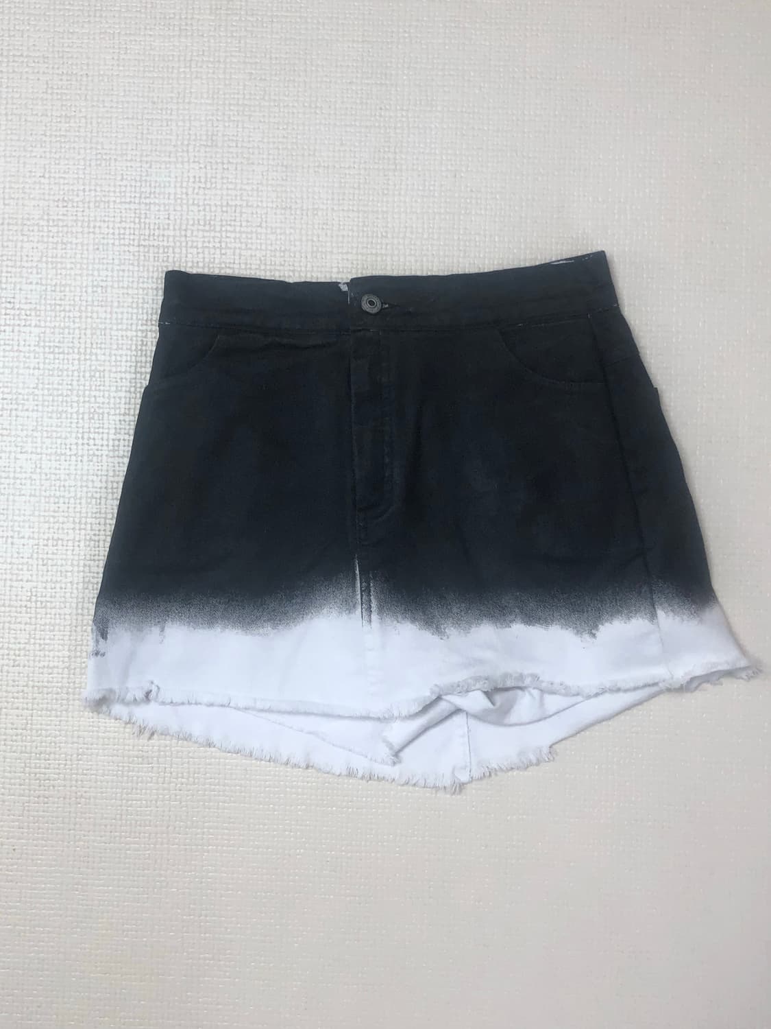 빈티지 그라데이션 코팅 미니 스커트 상품이미지10