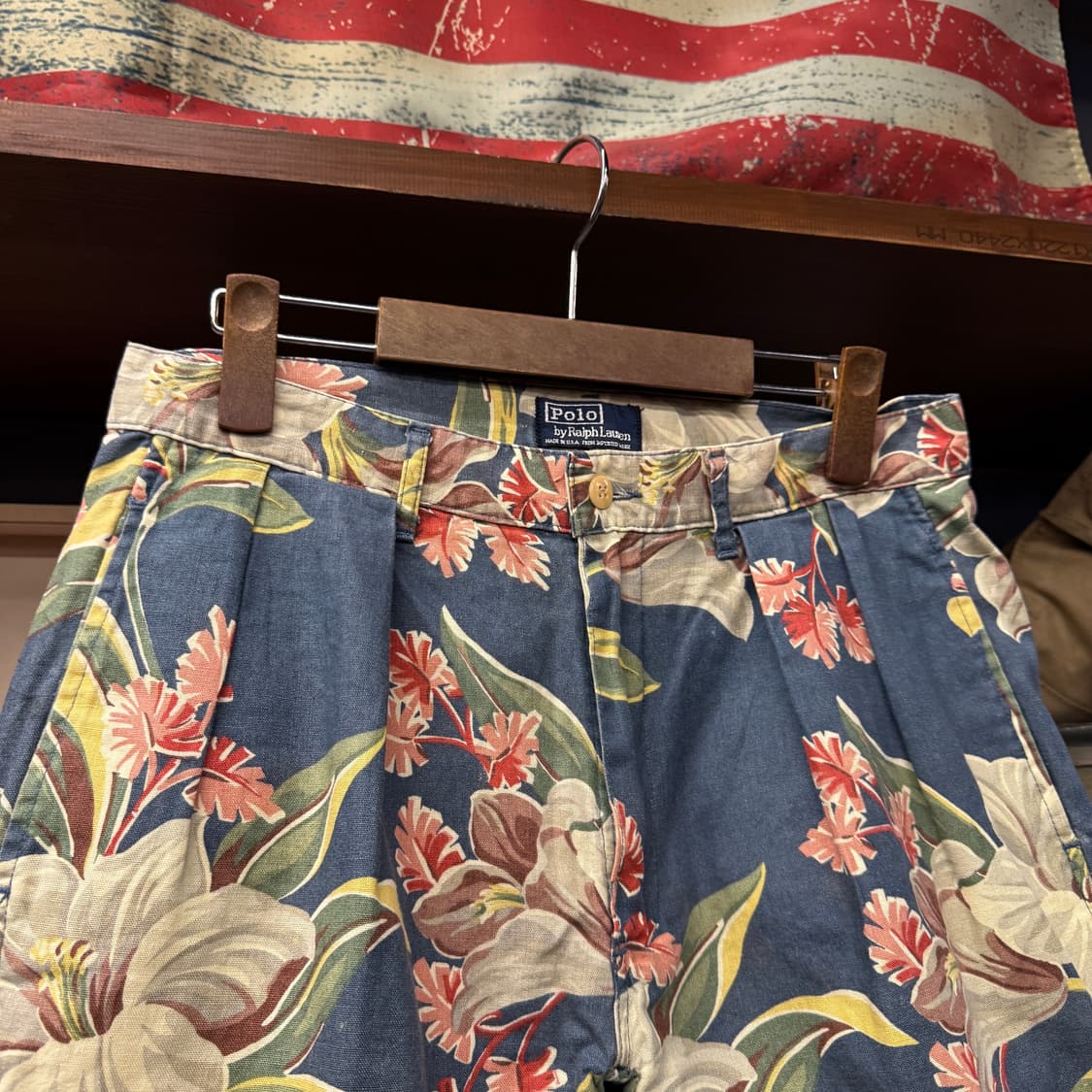 80-90s 폴로 랄프로렌 플로럴 패턴 쇼츠 하와이안 반바지 썸머 컬렉션 상품이미지3