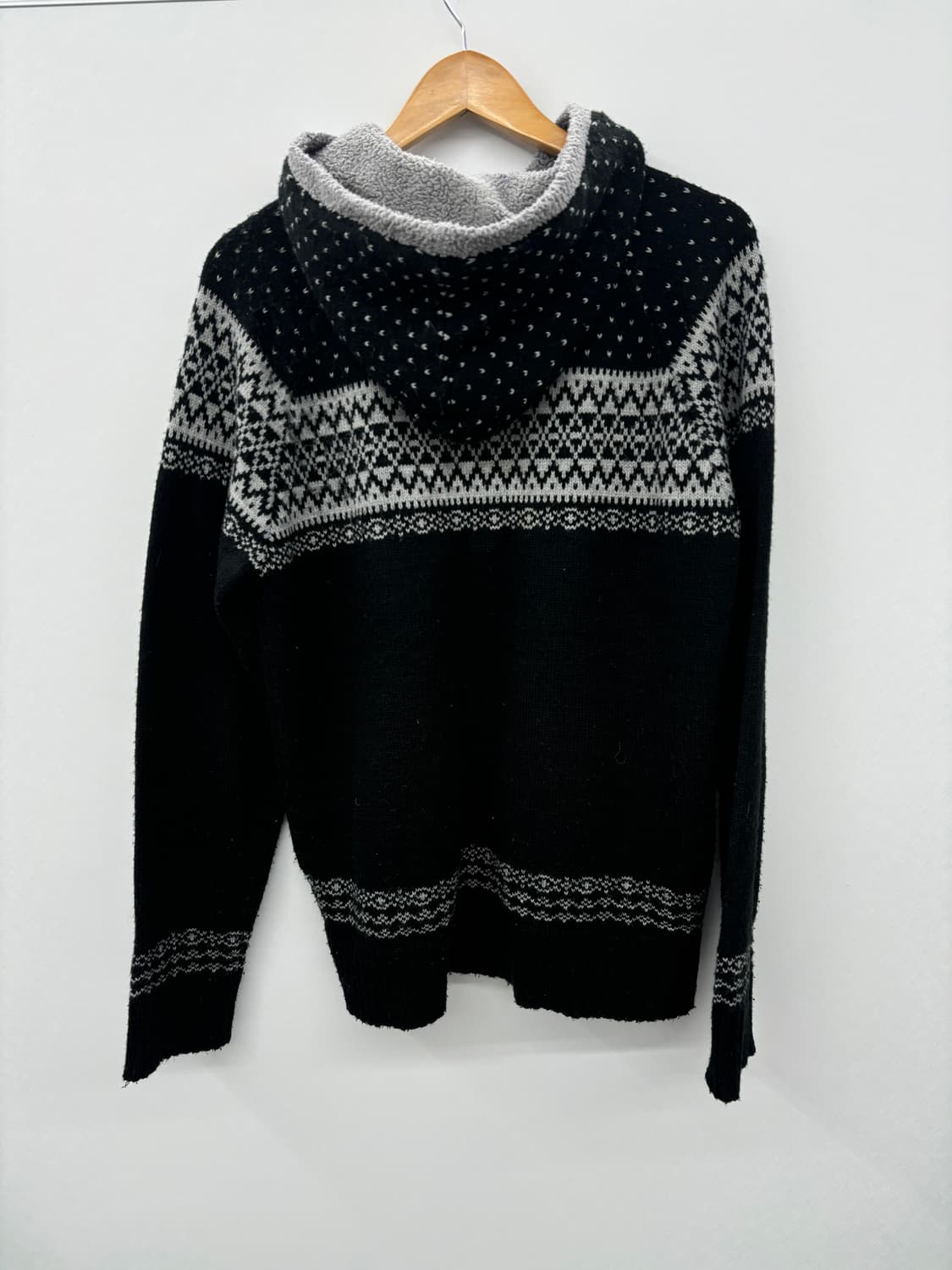 노르딕 니트 후드집업 상품이미지4