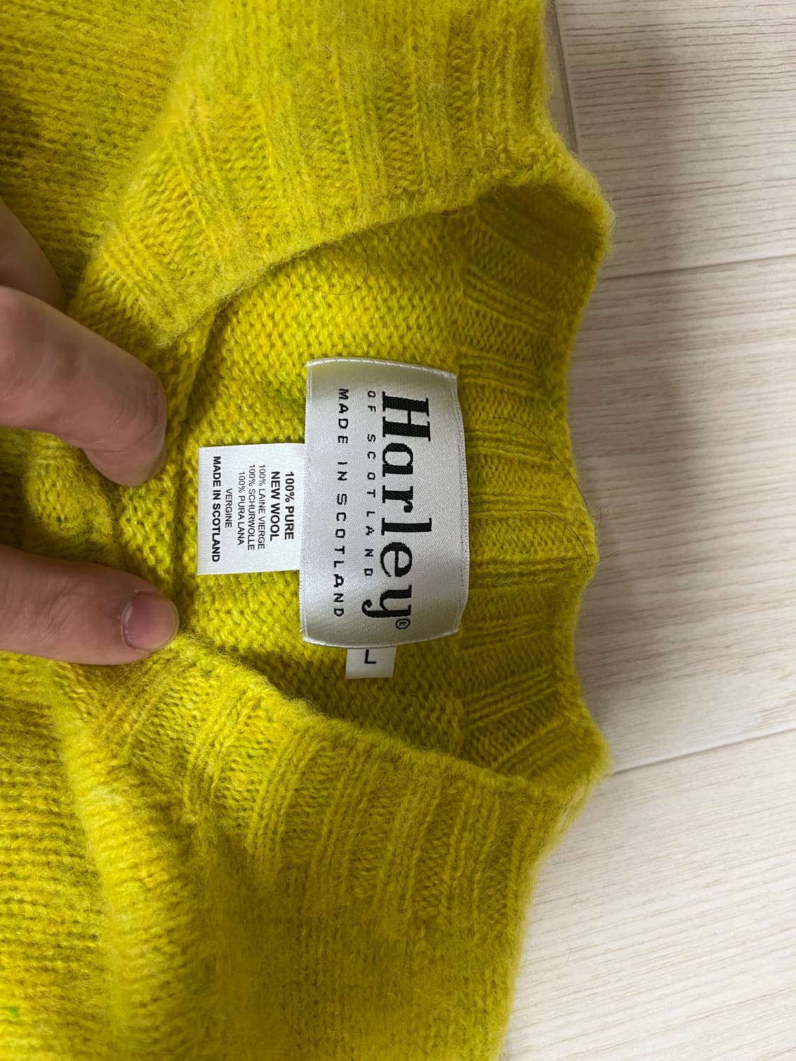 할리오브 스코틀랜드 _ L size (피스타치오 컬러) 상품이미지3