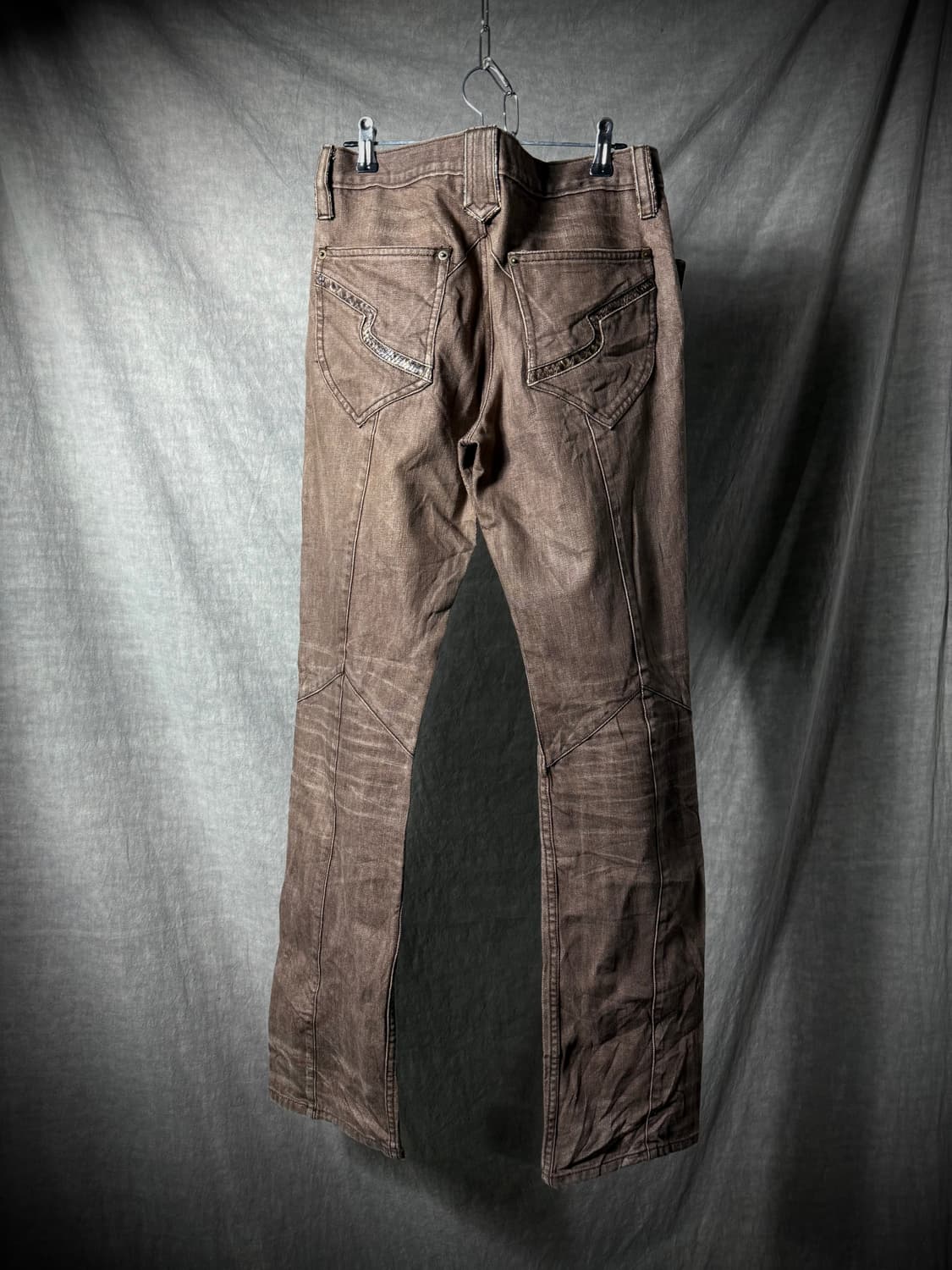 Semantic Design Brown Bootcut Pants 상품이미지6