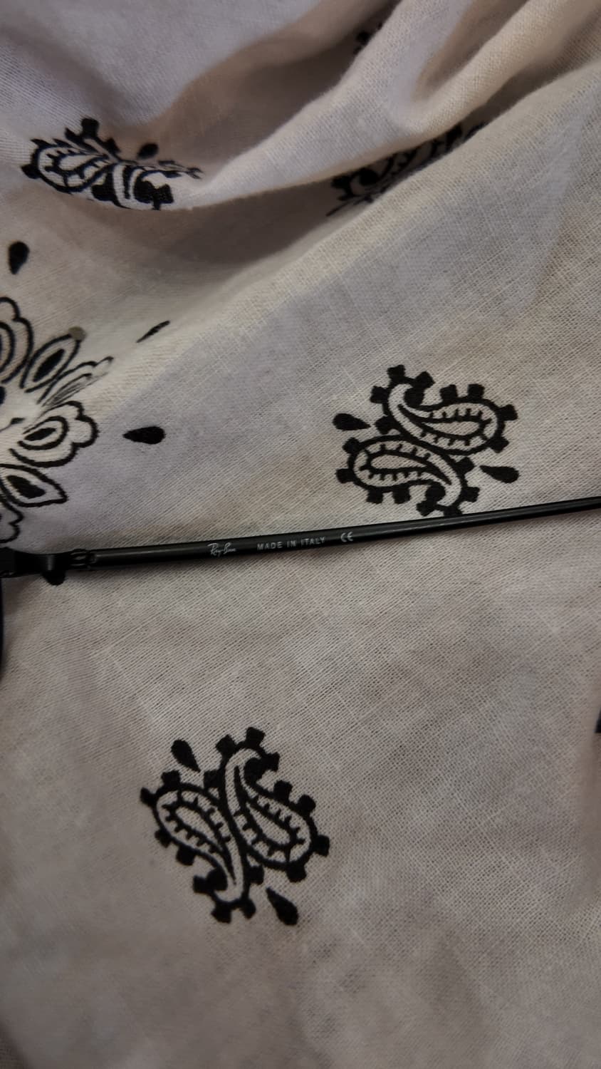 Ray-Ban New Sleek Matte Black -italy 00s 상품이미지5