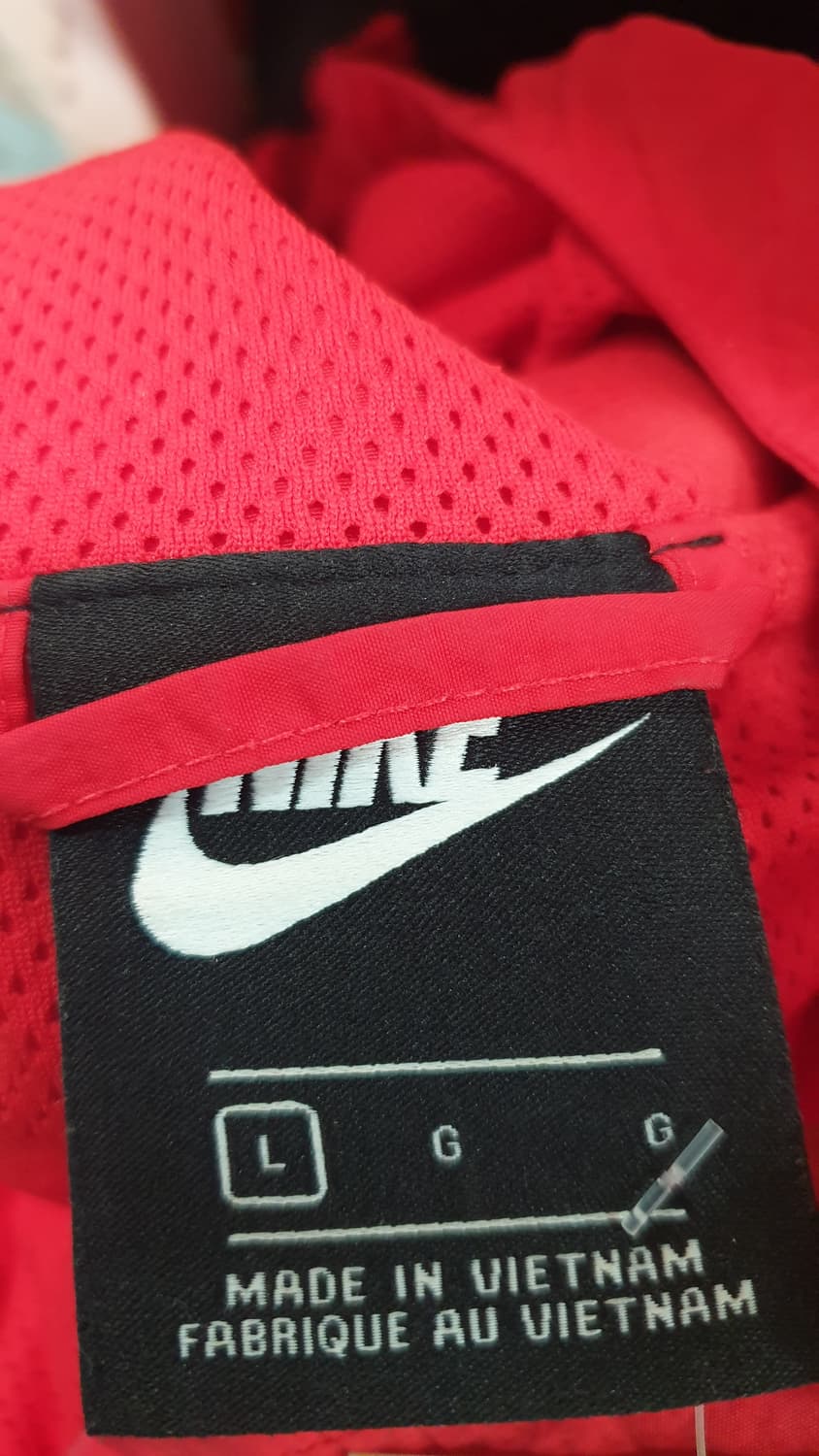 나이키 아노락 바람막이 L 레드100 상품이미지3