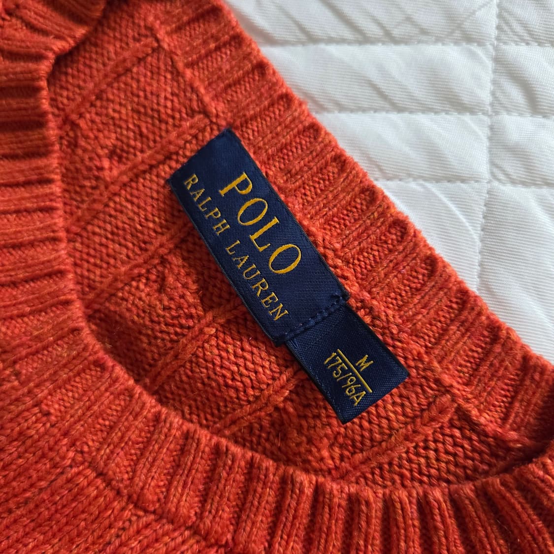 POLO RALPH LAUREN SILK 100% Cable Knit 상품이미지10