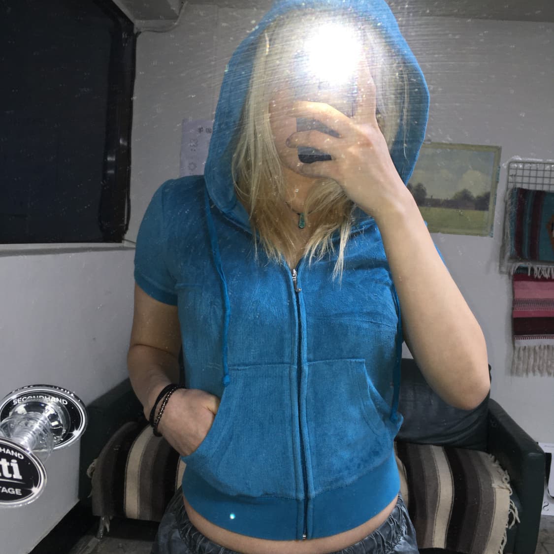 투티/0252 쥬시 꾸뛰르 블랙 라벨 슬림핏 y2k 후드집업 백 포인트 상품이미지3