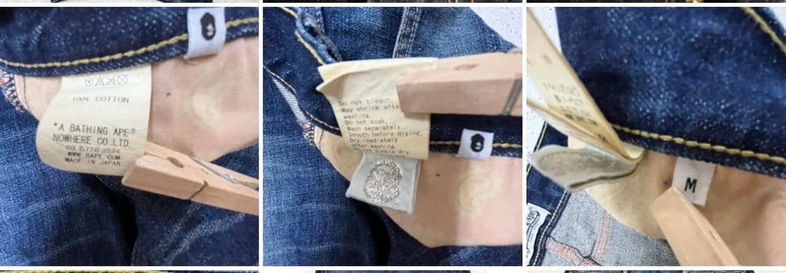 베이프 OG 데님 Jeans 32-33in 상품이미지7
