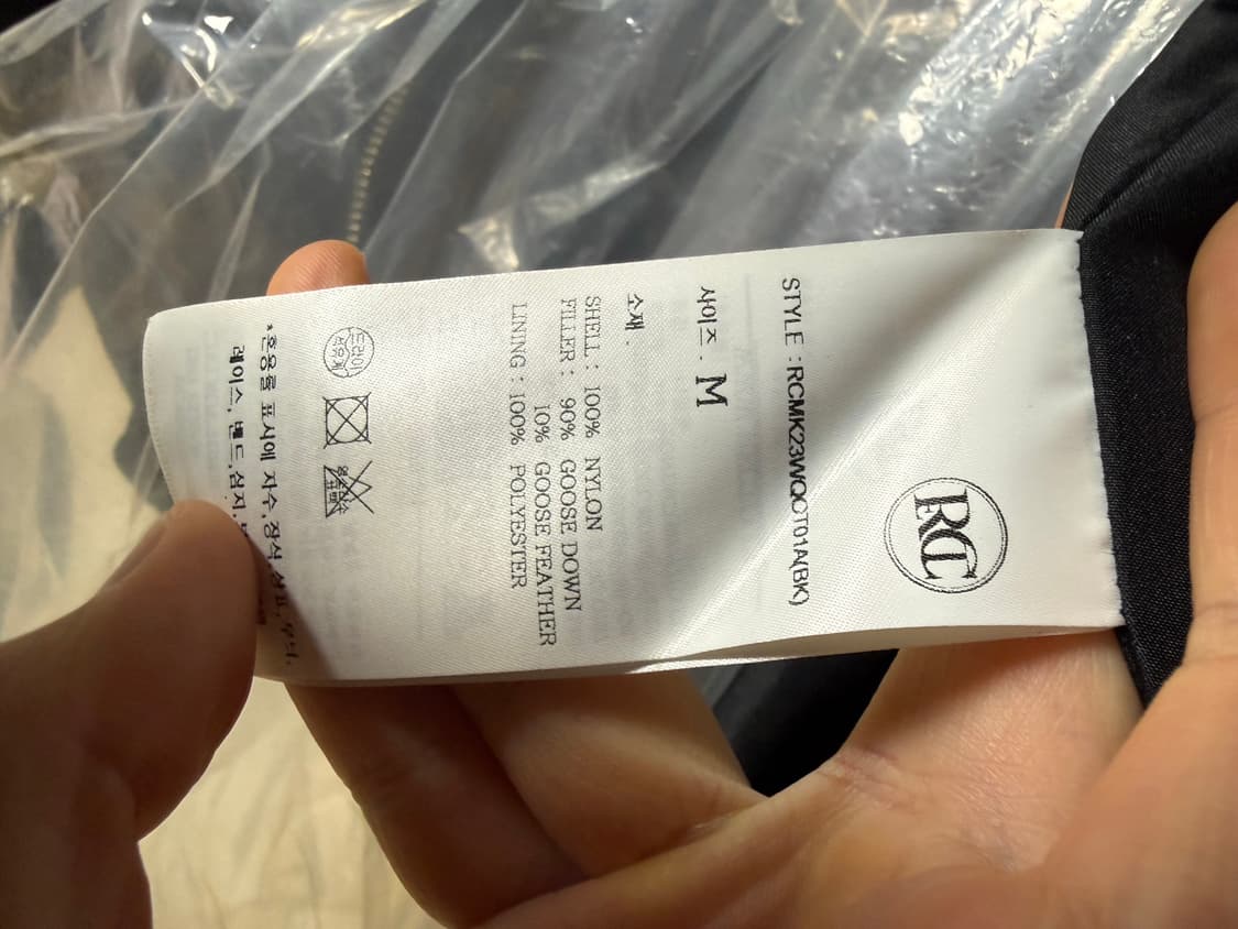 렉토 샤이닝 패딩m사이즈 상품이미지3