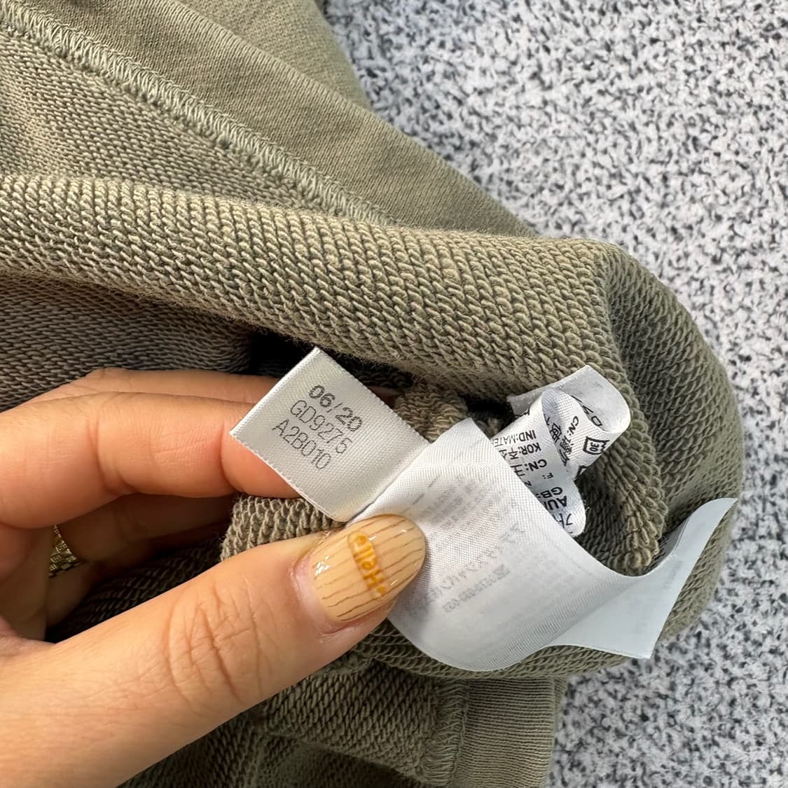 L 아디다스 긴팔 맨투맨 0427J 상품이미지5