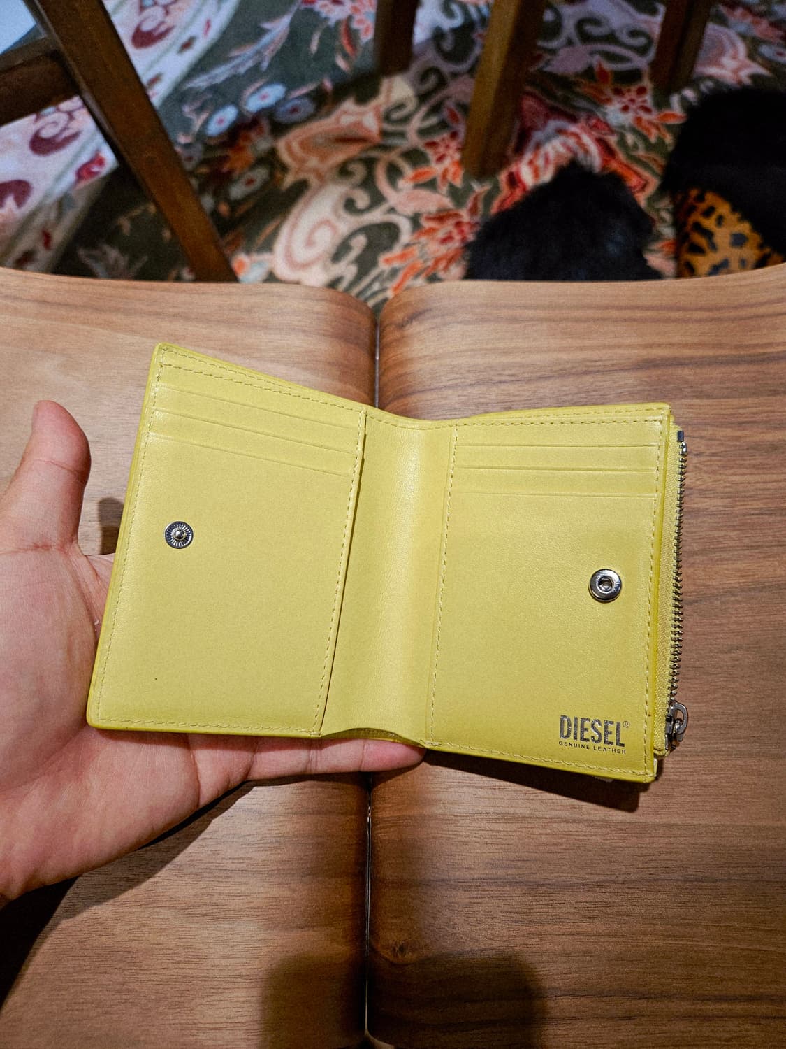 디젤  시그니쳐 로고 반지갑 상품이미지6