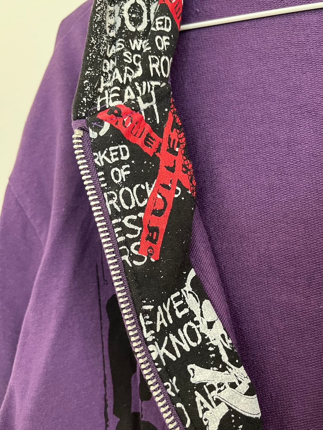 dialetti 빈티지 펑크 해골 그래픽 후드집업 상품이미지6