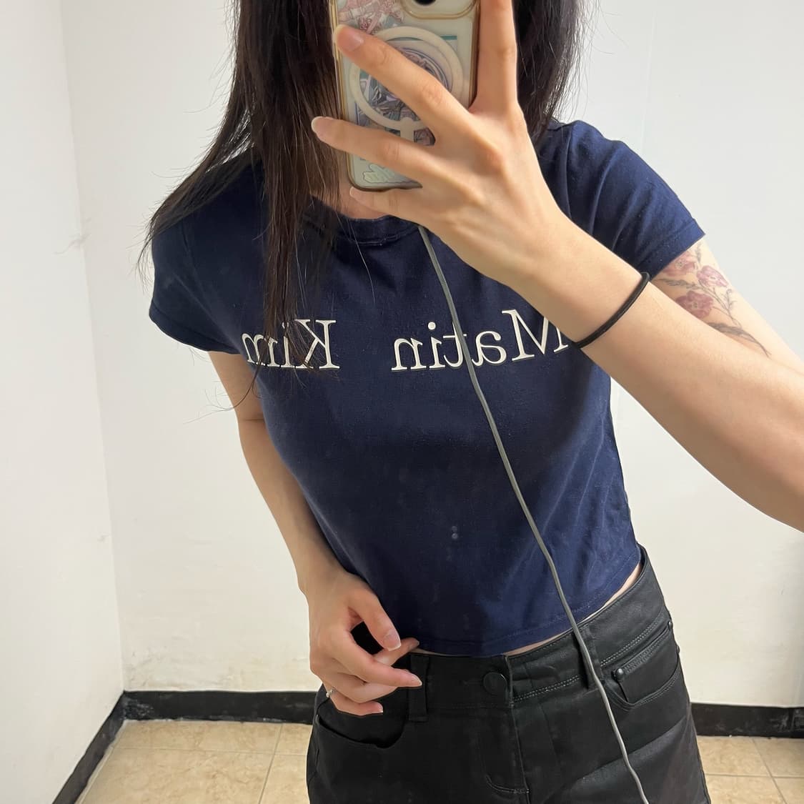 Matin Kim Navy T-Shirt (사용감) 상품이미지2