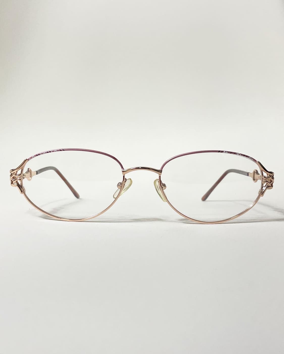 90s Italy Monaroisa 빈티지 라운드 안경 상품이미지1